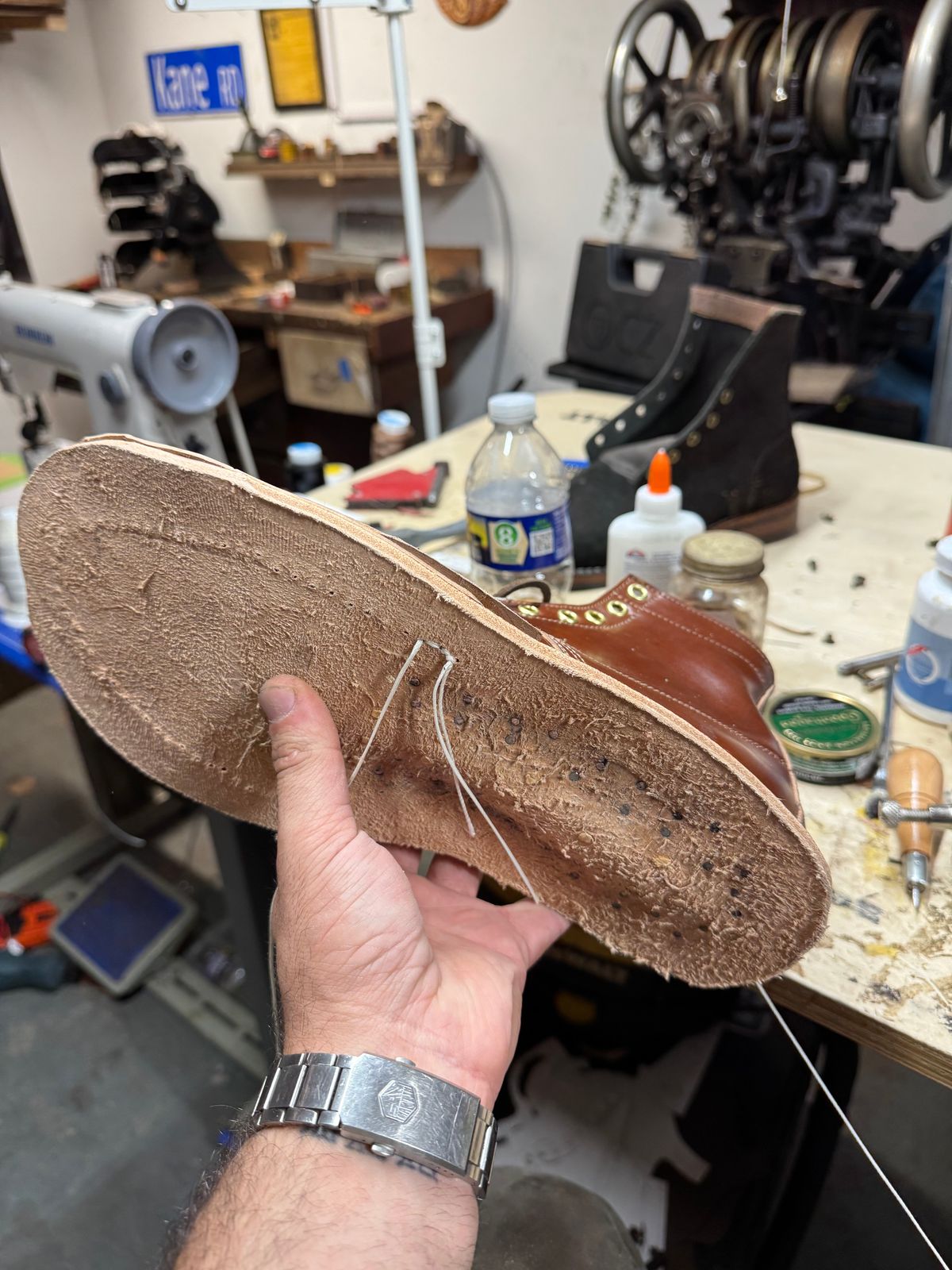 Photo by pillar13 on September 22, 2025 of the Self-Made Derby Boot in Maryam Macchiato TPR Horsebutt.
