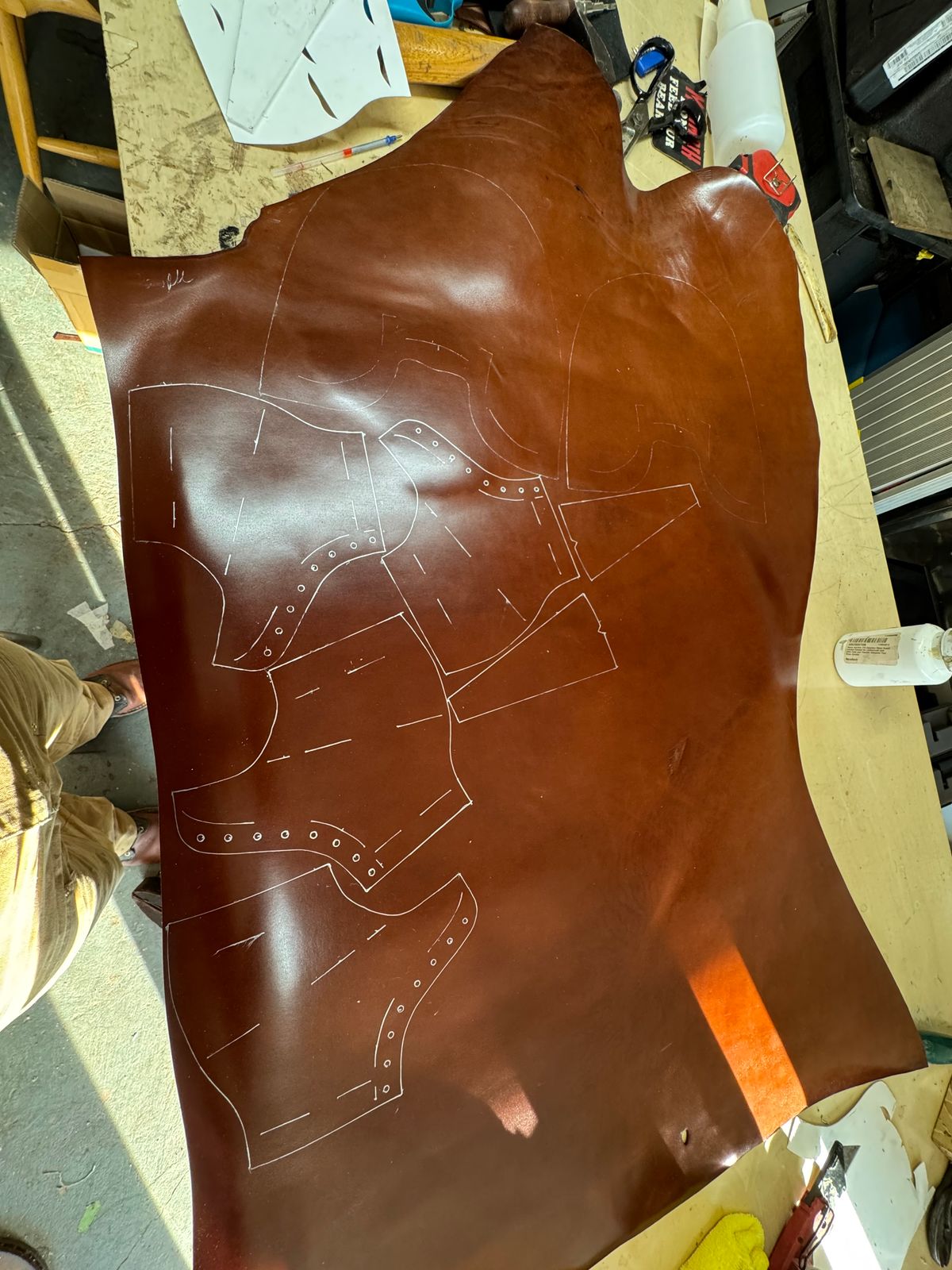Photo by pillar13 on September 16, 2025 of the Self-Made Derby Boot in Maryam Macchiato TPR Horsebutt.