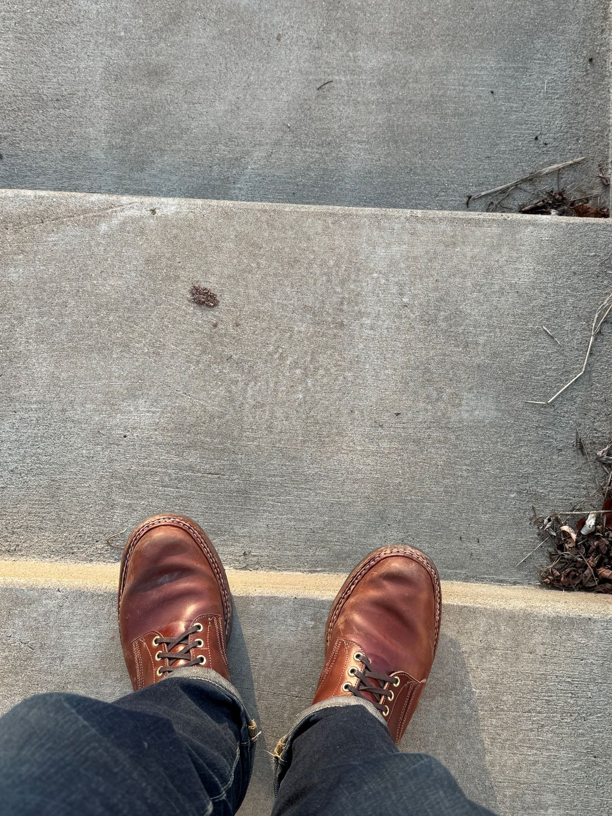 Photo by pillar13 on October 14, 2025 of the Self-Made Derby Boot in Maryam Macchiato TPR Horsebutt.