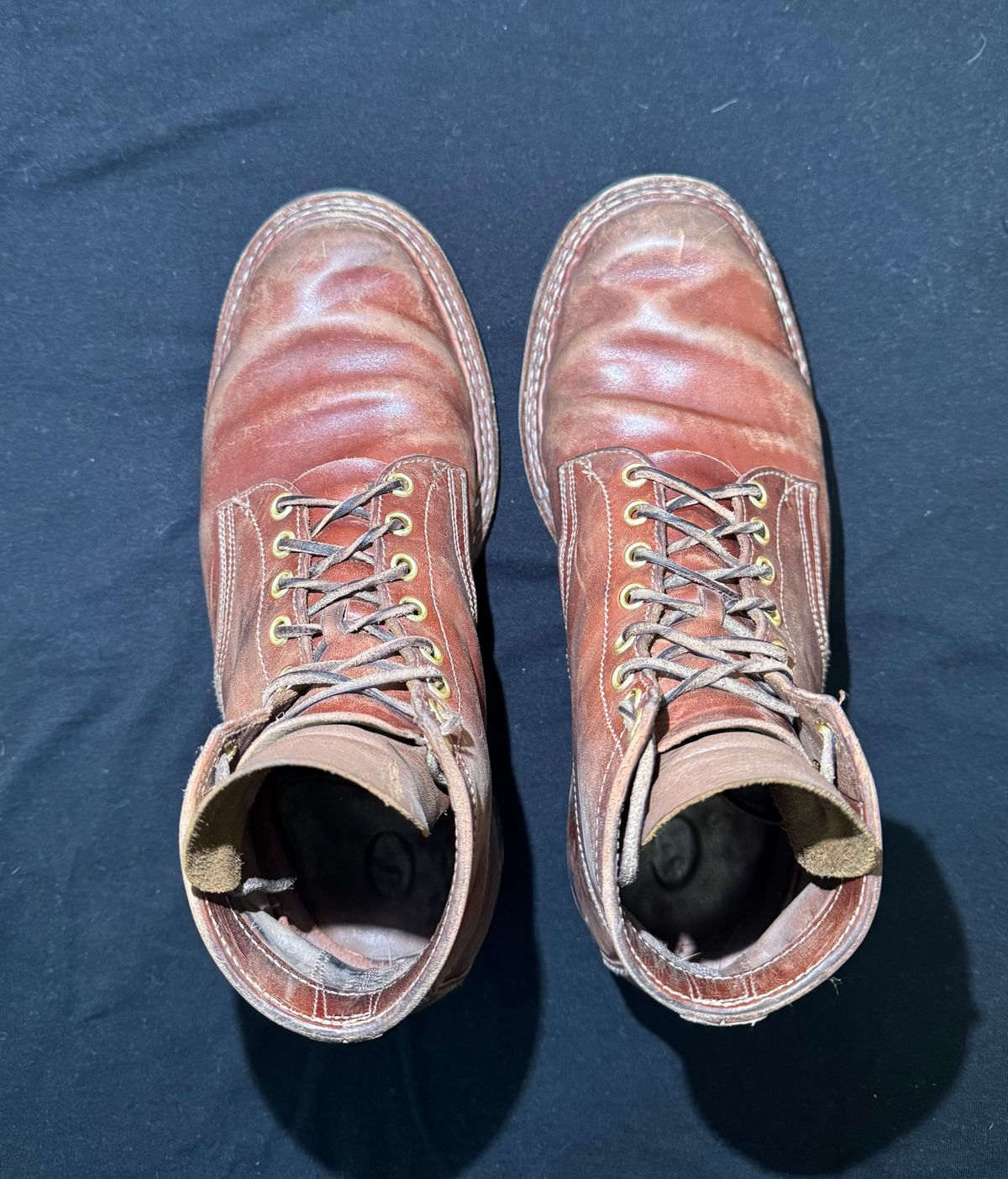 Photo by pillar13 on January 1, 2026 of the Self-Made Derby Boot in Maryam Macchiato TPR Horsebutt.