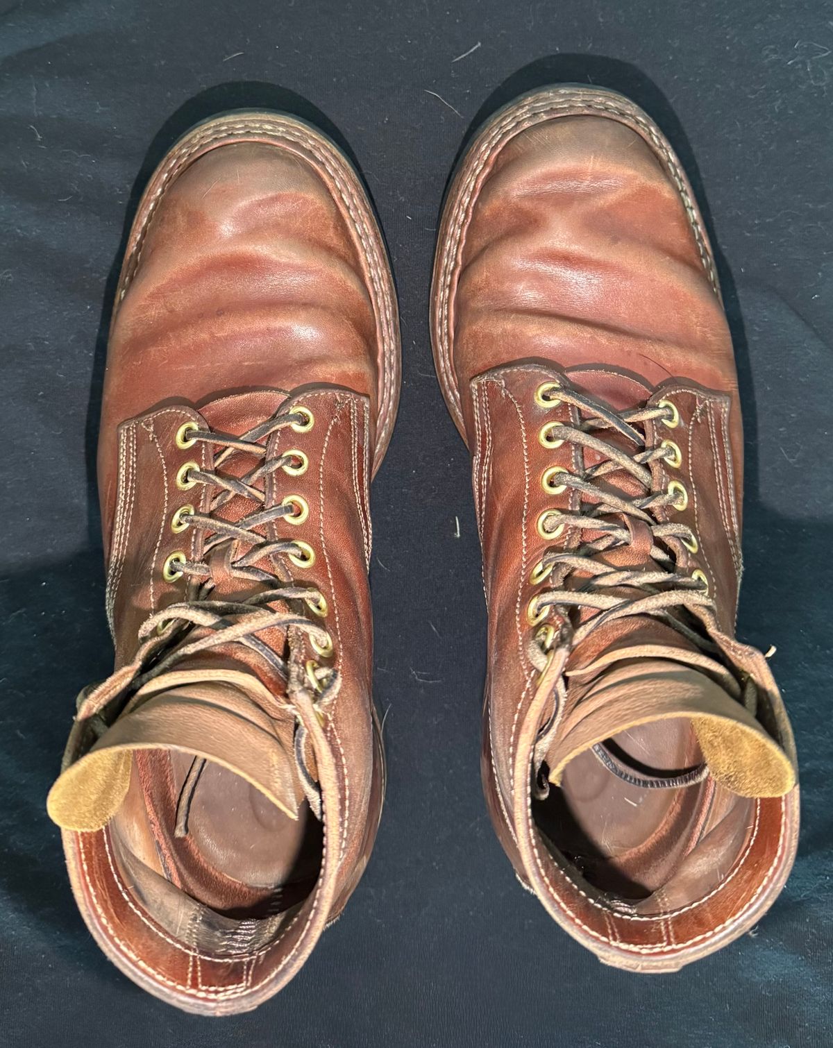 Photo by pillar13 on February 1, 2026 of the Self-Made Derby Boot in Maryam Macchiato TPR Horsebutt.