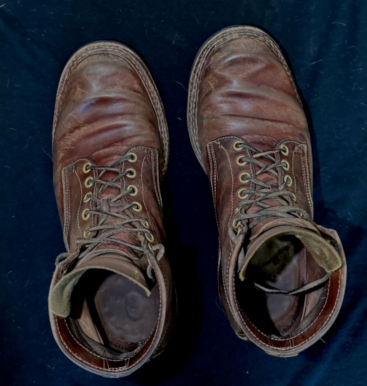 Photo by pillar13 on April 4, 2026 of the Self-Made Derby Boot in Maryam Macchiato TPR Horsebutt.