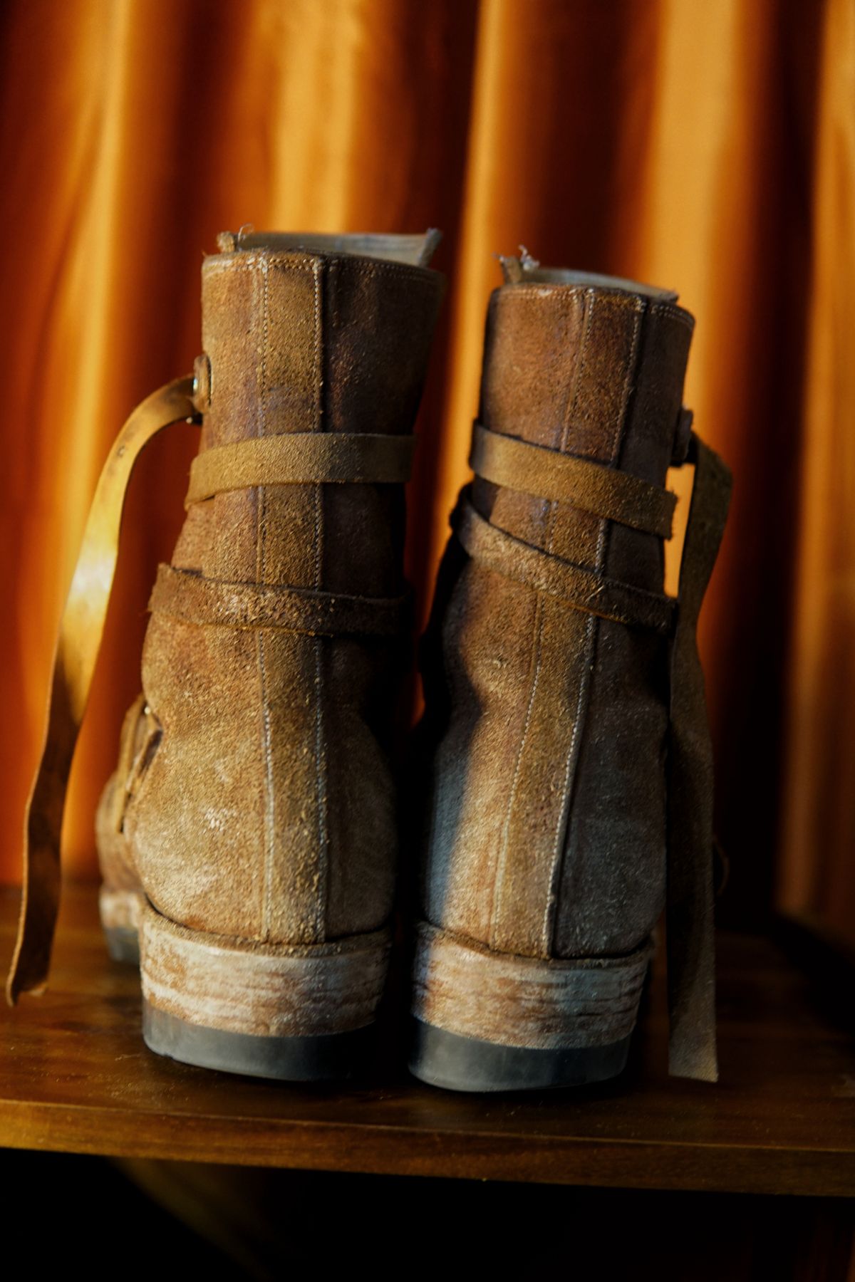 Photo by tekufu on March 6, 2025 of the Thomas Benjamin 008 in Hand-Dyed veg Tan Leather.