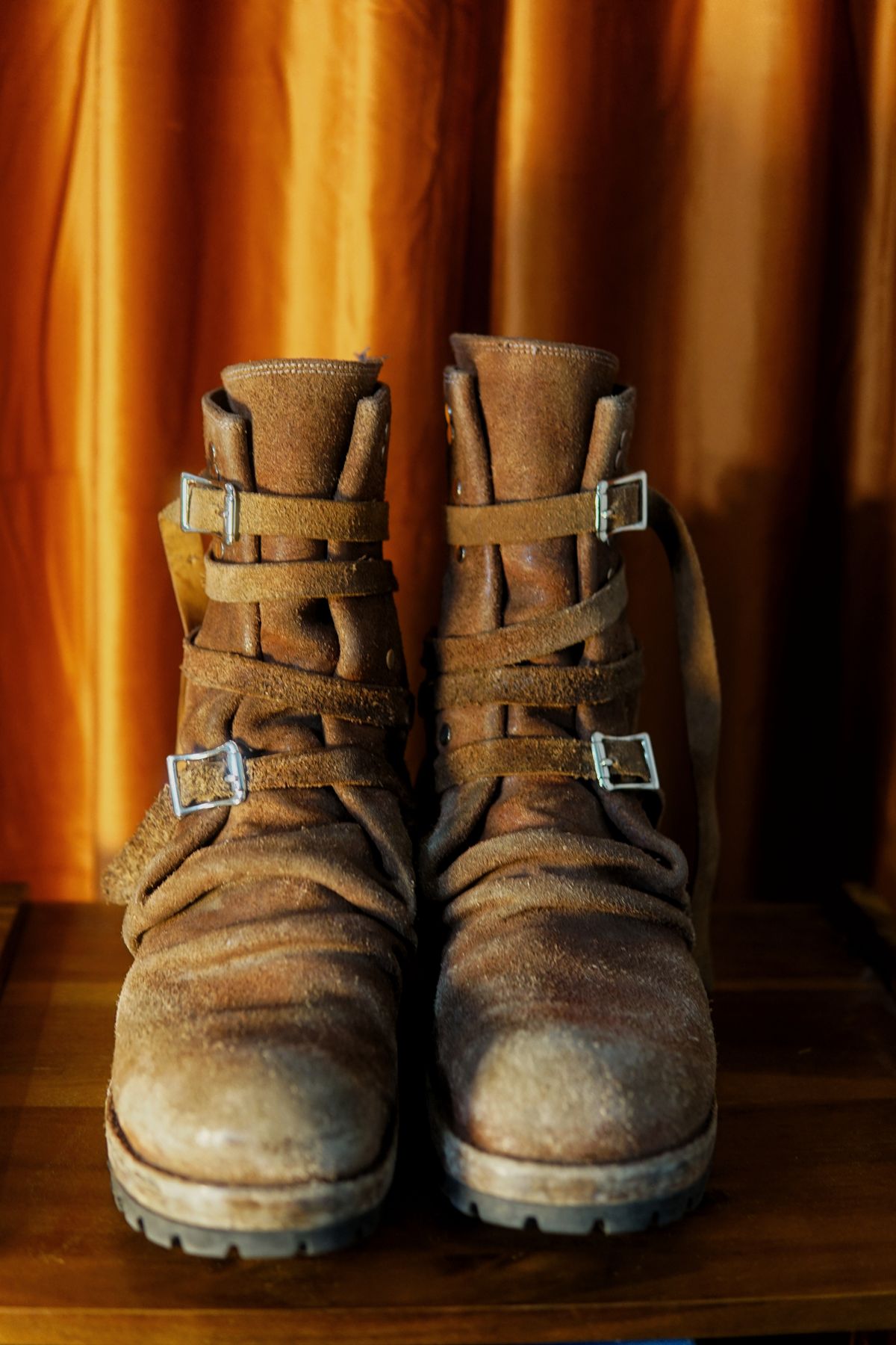 Photo by tekufu on March 6, 2025 of the Thomas Benjamin 008 in Hand-Dyed veg Tan Leather.