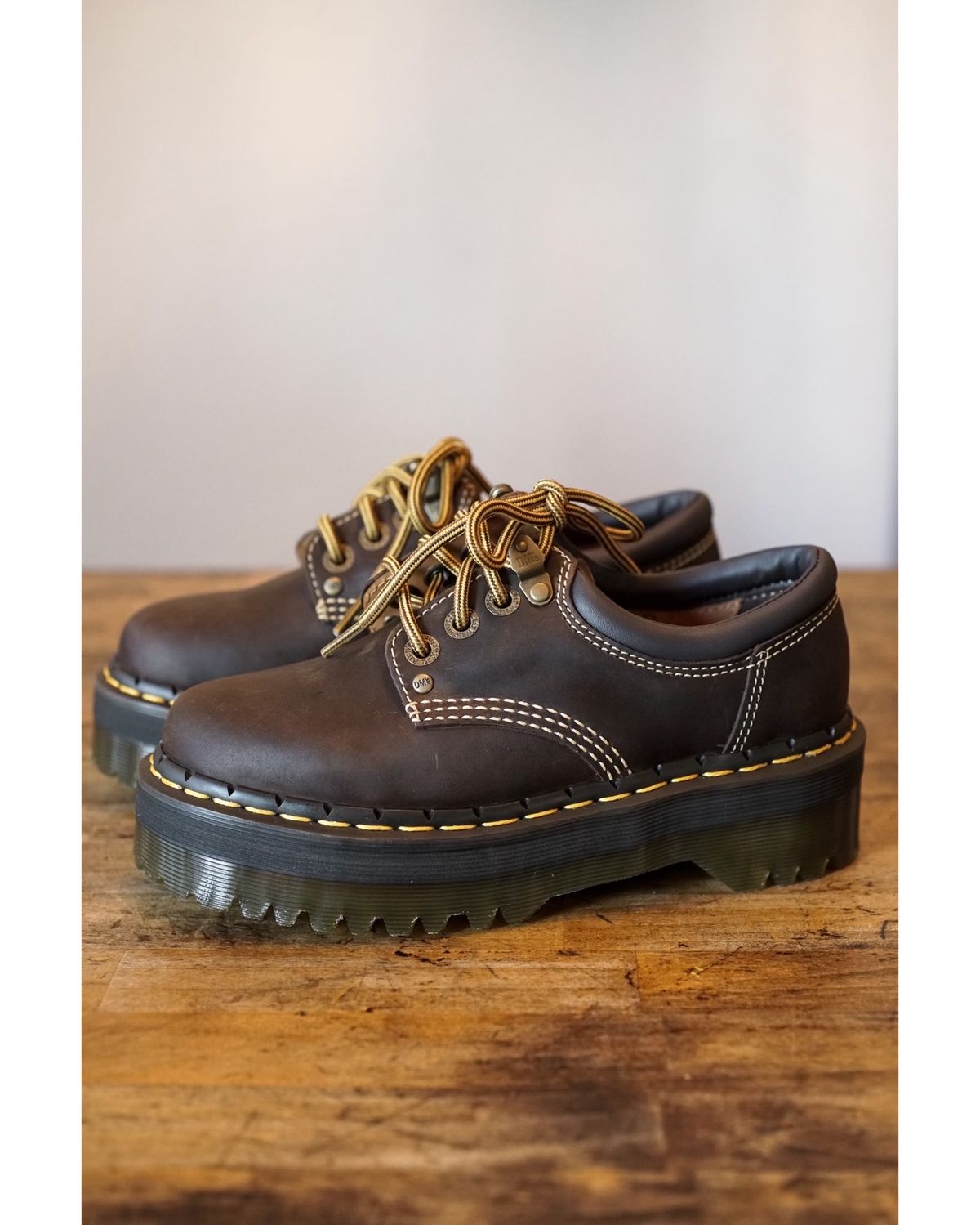 Photo by sangkirsten on October 3, 2023 of the Dr. Martens 8053 Shoes in Dark Brown Crazy Horse.