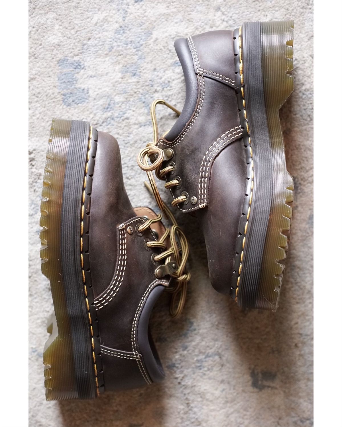 Photo by sangkirsten on October 3, 2023 of the Dr. Martens 8053 Shoes in Dark Brown Crazy Horse.