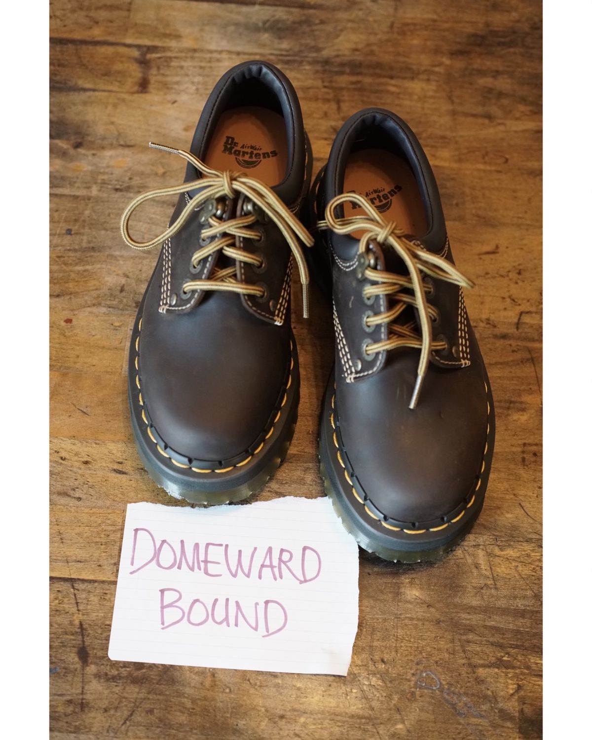 Photo by sangkirsten on October 3, 2023 of the Dr. Martens 8053 Shoes in Dark Brown Crazy Horse.