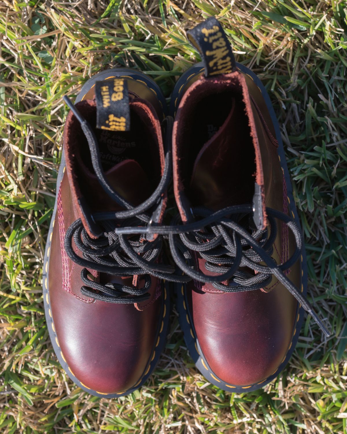 Photo by sangkirsten on October 5, 2022 of the Dr. Martens Unlisted Model in Unlisted Leather.