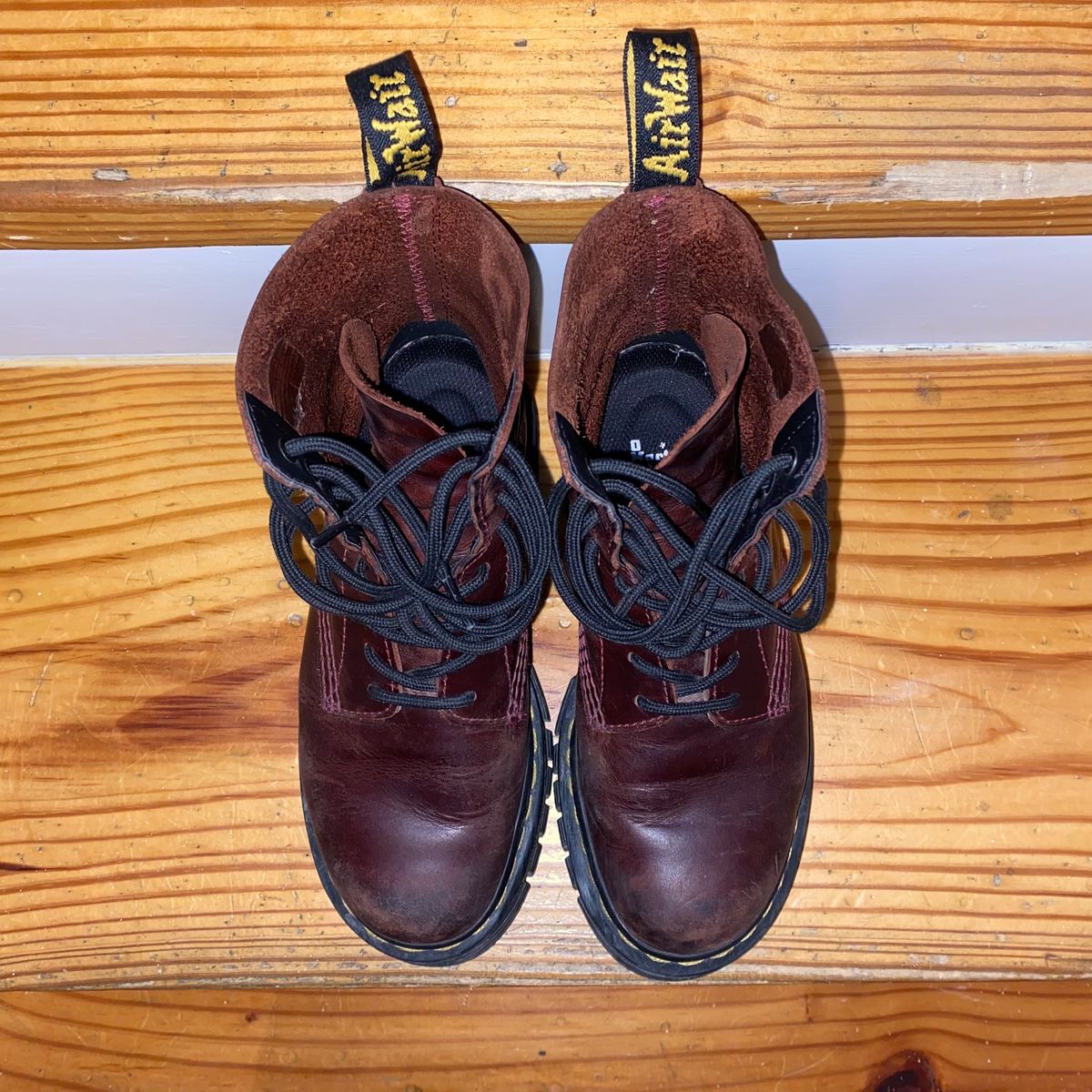 Photo by sangkirsten on February 6, 2023 of the Dr. Martens Unlisted Model in Unlisted Leather.
