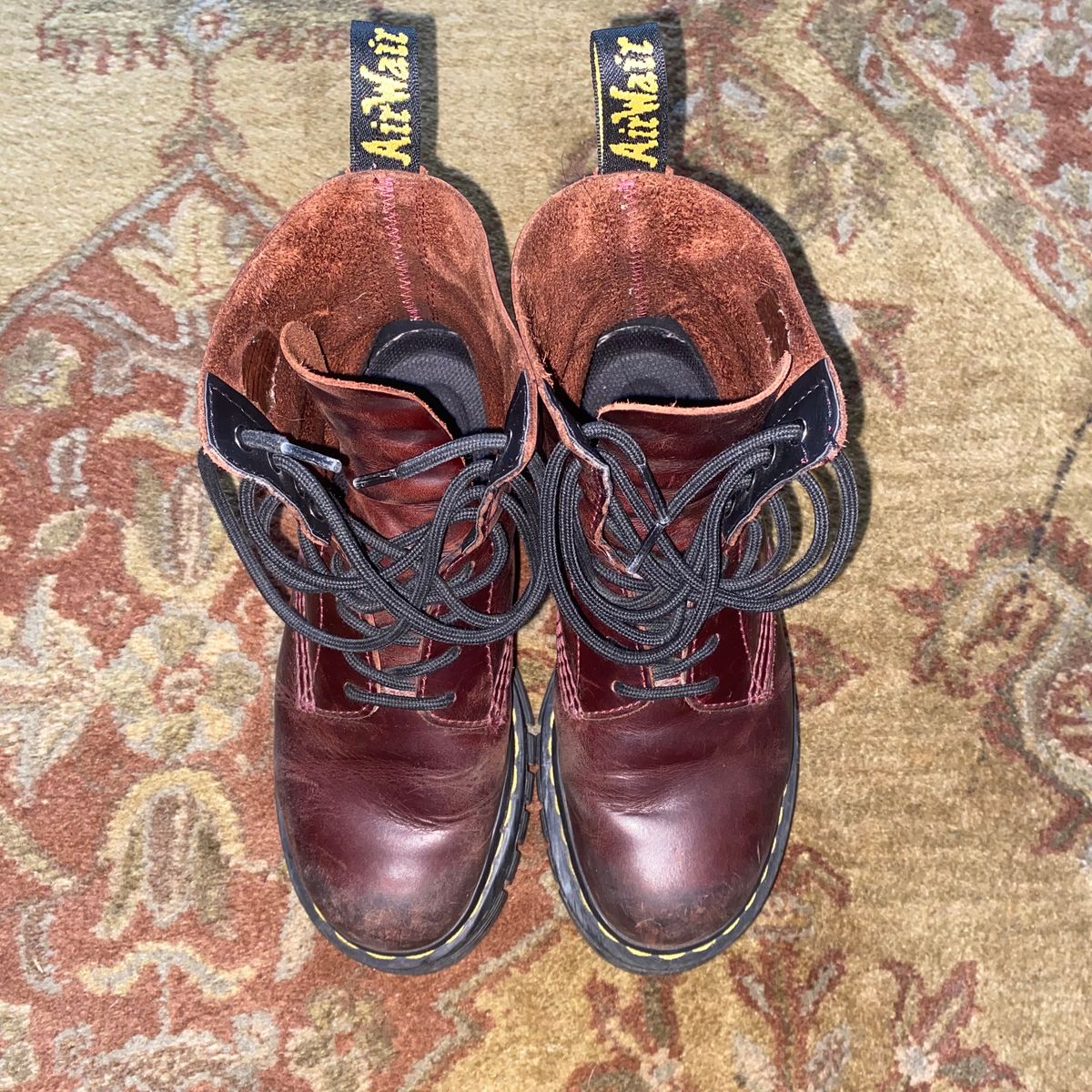 Photo by sangkirsten on April 5, 2023 of the Dr. Martens Unlisted Model in Unlisted Leather.