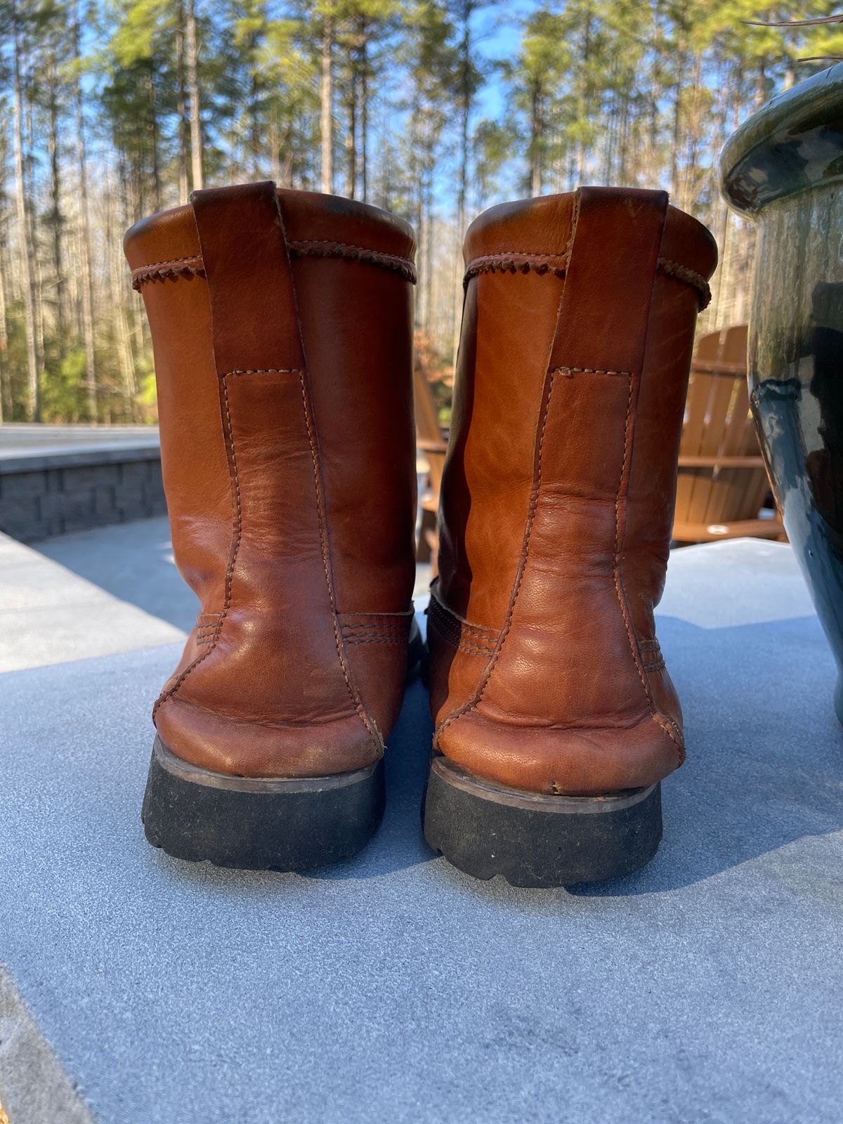 Photo by greenhead on February 5, 2024 of the Quoddy Pull On Boot in Horween Whiskey Cavalier.