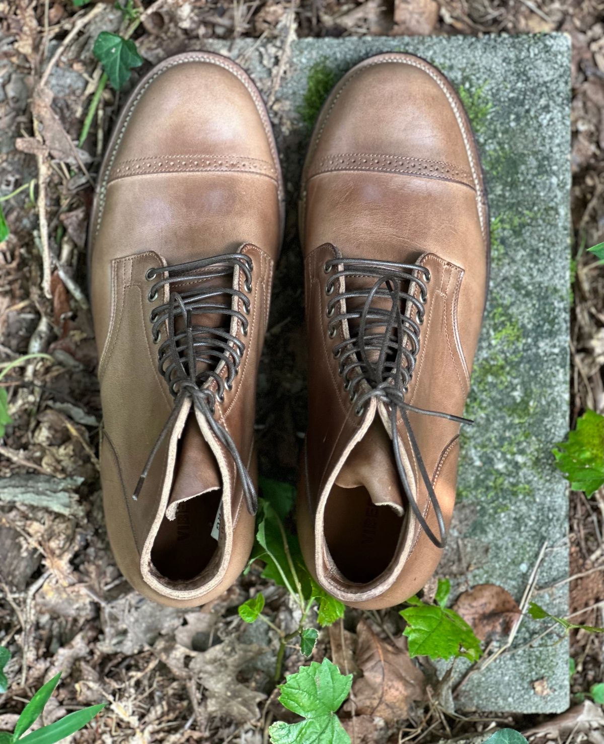 Photo by lee.goodson on October 1, 2023 of the Viberg Service Boot in Horween Natural Chromexcel.
