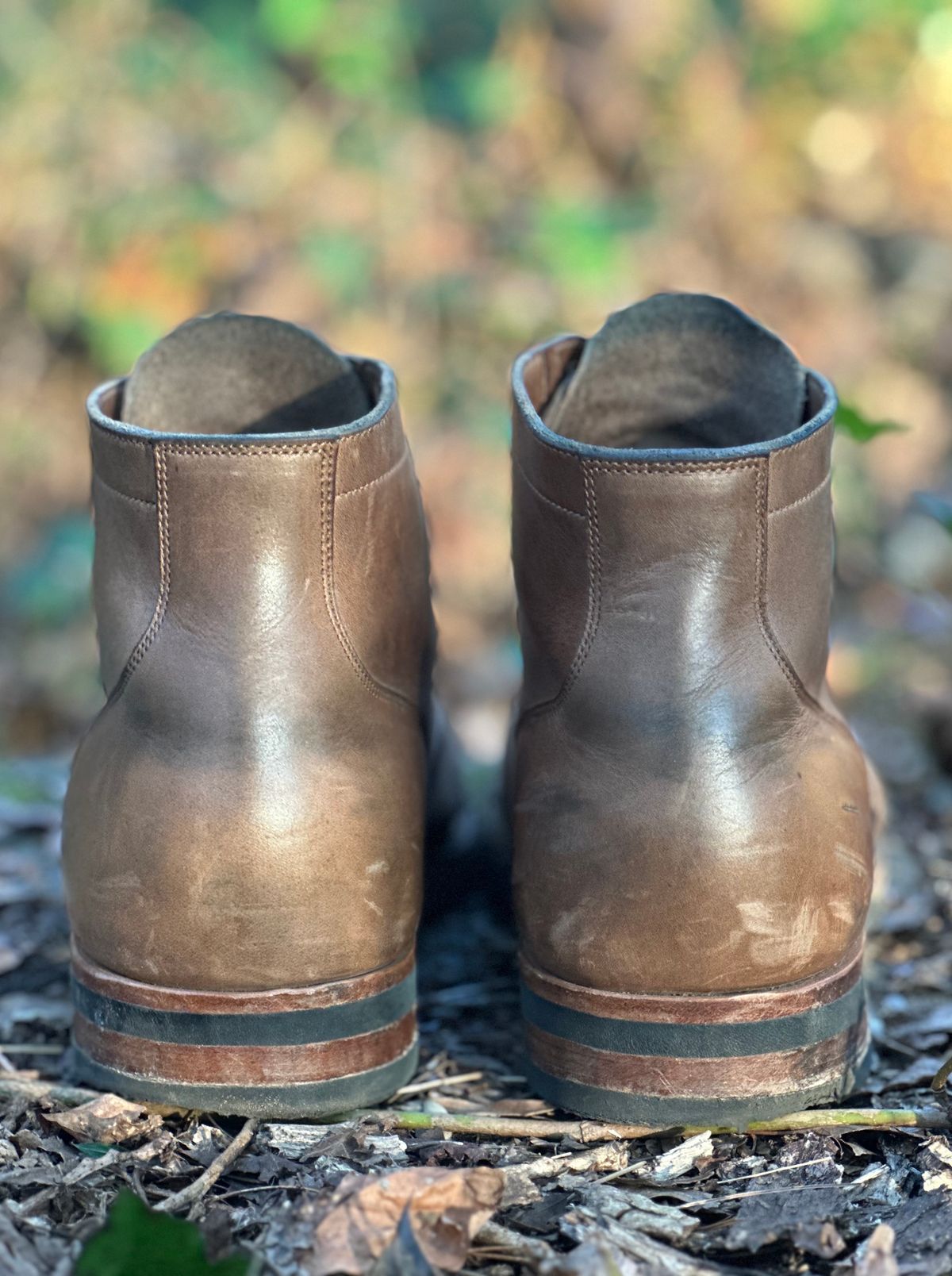 Photo by lee.goodson on November 4, 2023 of the Viberg Service Boot in Horween Natural Chromexcel.
