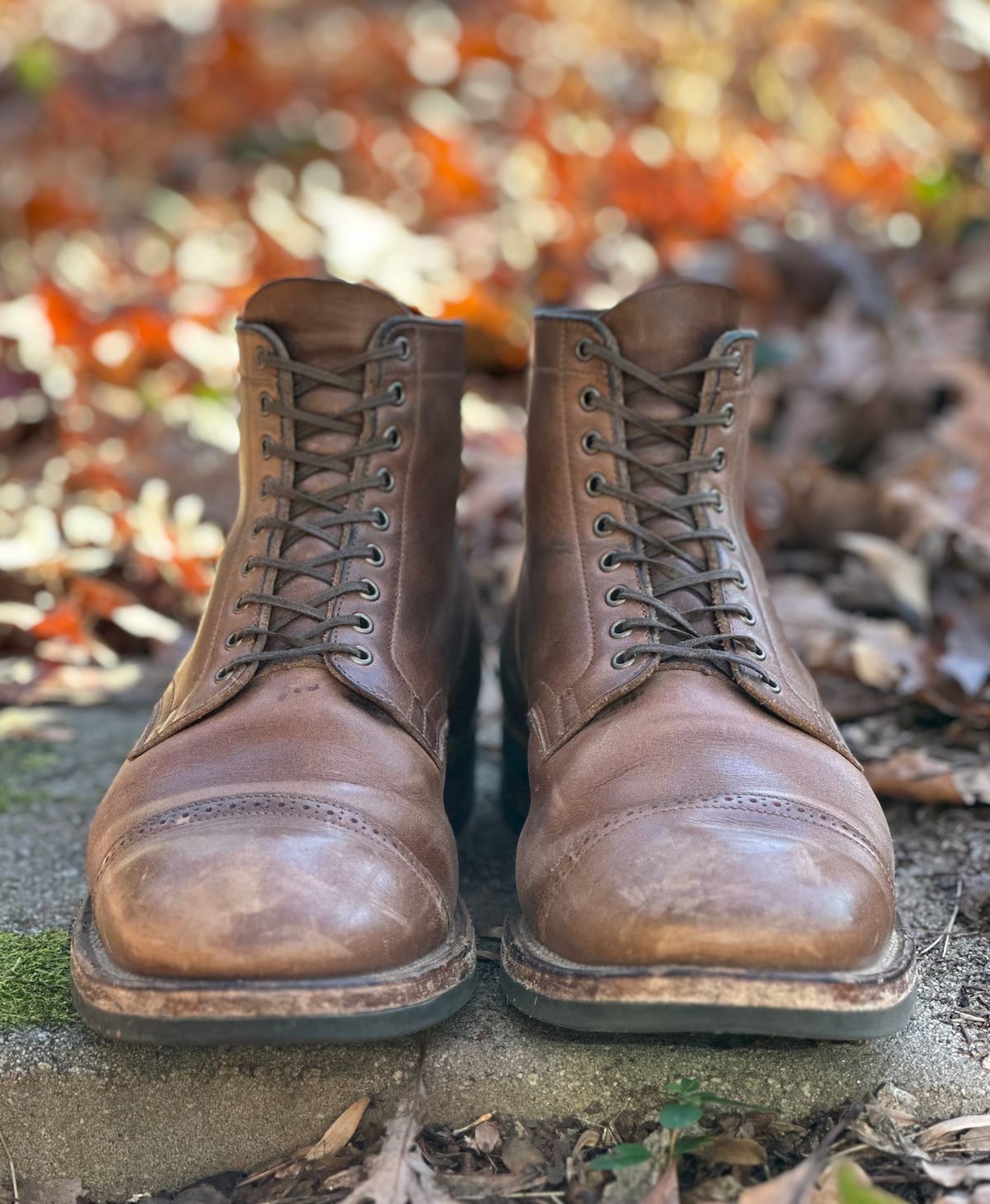 Photo by lee.goodson on December 2, 2023 of the Viberg Service Boot in Horween Natural Chromexcel.