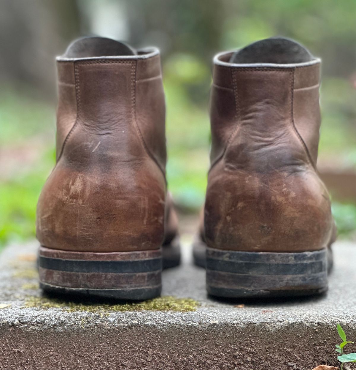 Photo by lee.goodson on April 4, 2024 of the Viberg Service Boot in Horween Natural Chromexcel.