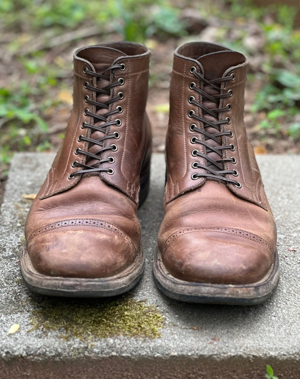 Photo by lee.goodson on April 4, 2024 of the Viberg Service Boot in Horween Natural Chromexcel.
