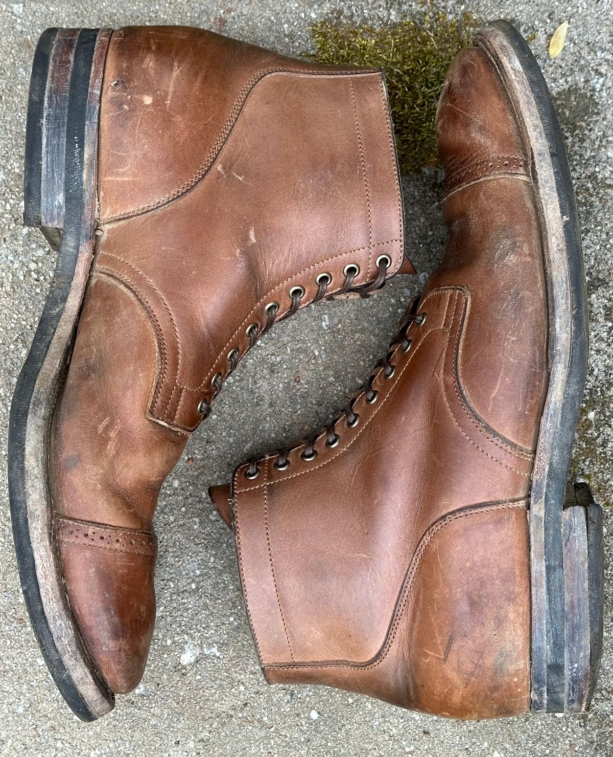 Photo by lee.goodson on April 4, 2024 of the Viberg Service Boot in Horween Natural Chromexcel.
