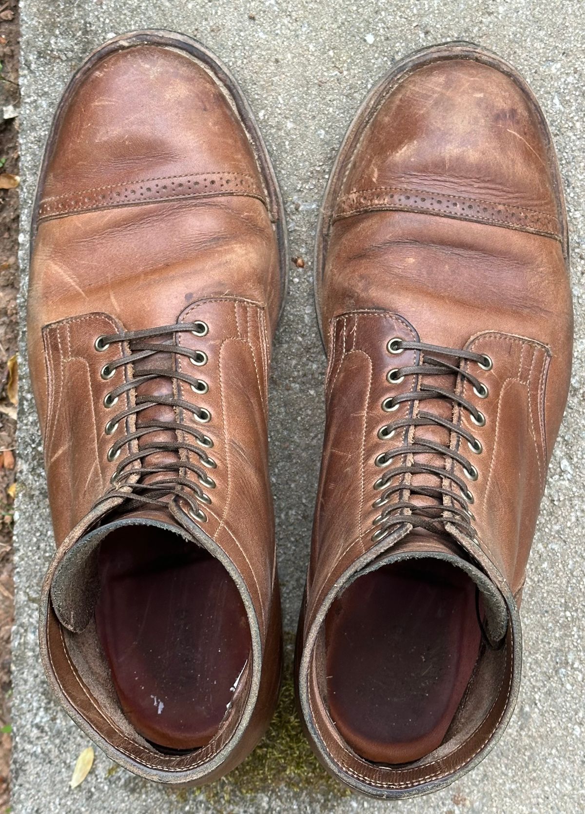 Photo by lee.goodson on April 4, 2024 of the Viberg Service Boot in Horween Natural Chromexcel.