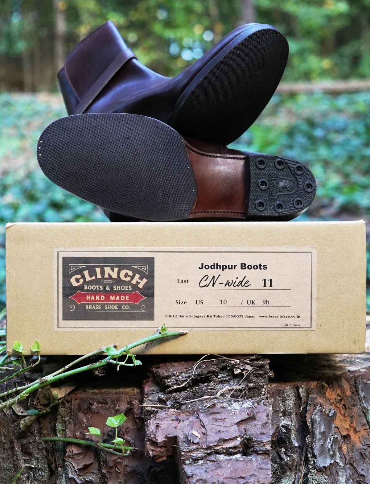 Photo by lee.goodson on October 1, 2022 of the Clinch Jodhpur Boots in Brown French Calfskin.