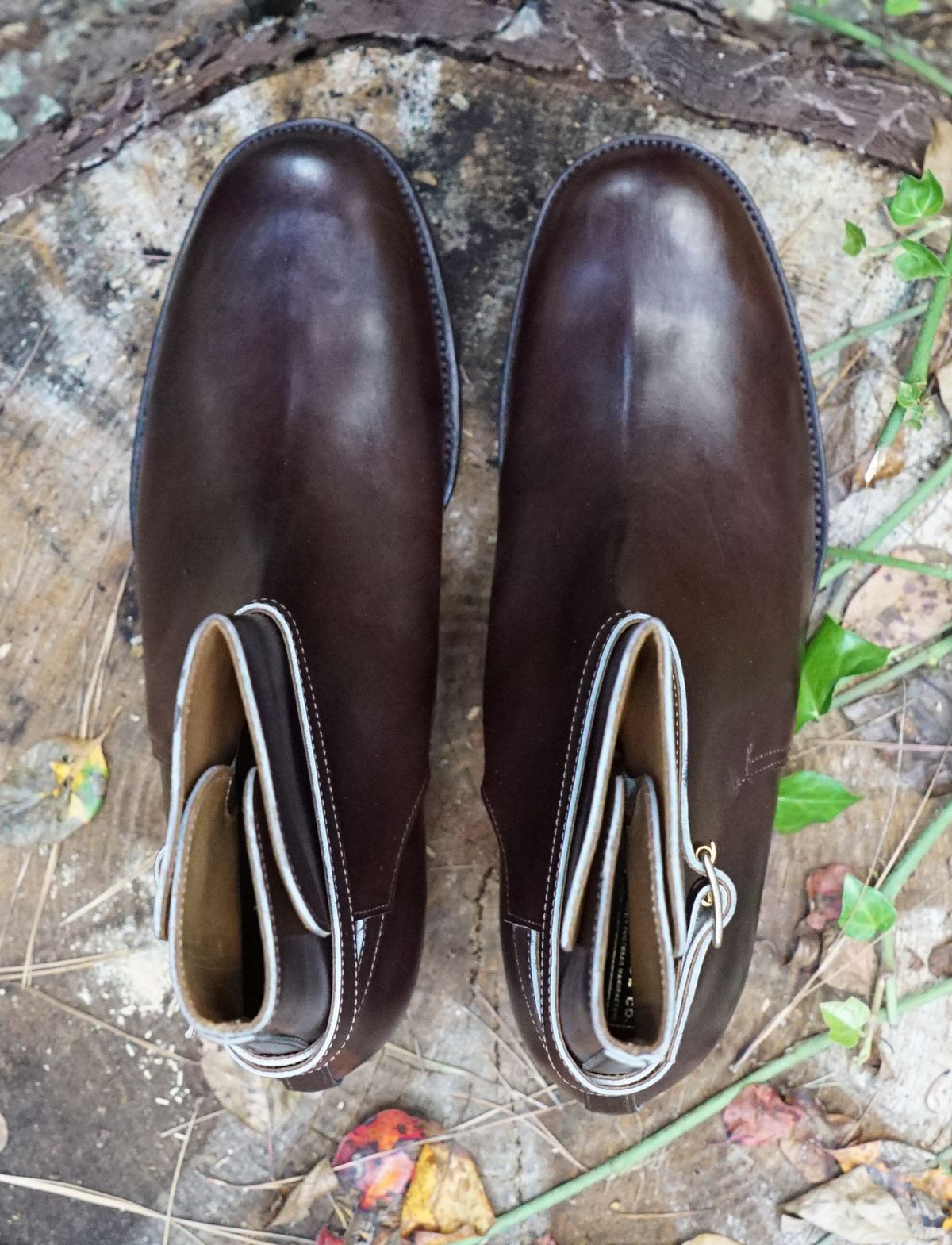 Photo by lee.goodson on October 1, 2022 of the Clinch Jodhpur Boots in Brown French Calfskin.
