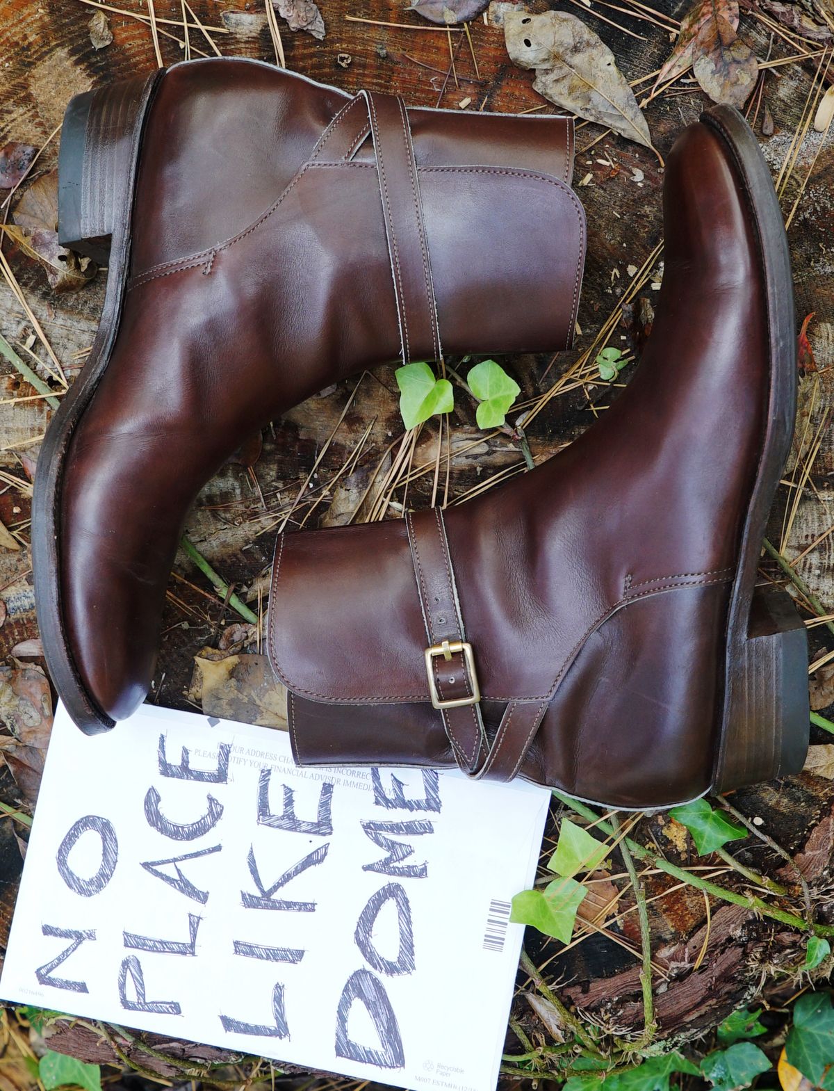 Photo by lee.goodson on November 3, 2022 of the Clinch Jodhpur Boots in Brown French Calfskin.