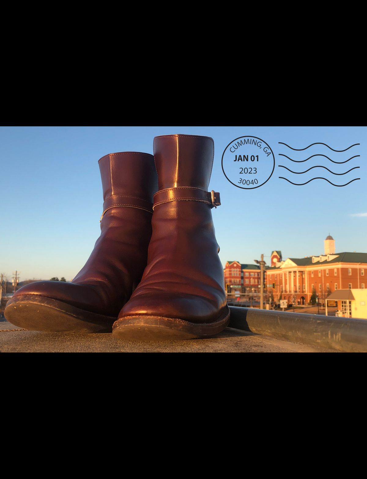 Photo by lee.goodson on January 3, 2023 of the Clinch Jodhpur Boots in Brown French Calfskin.