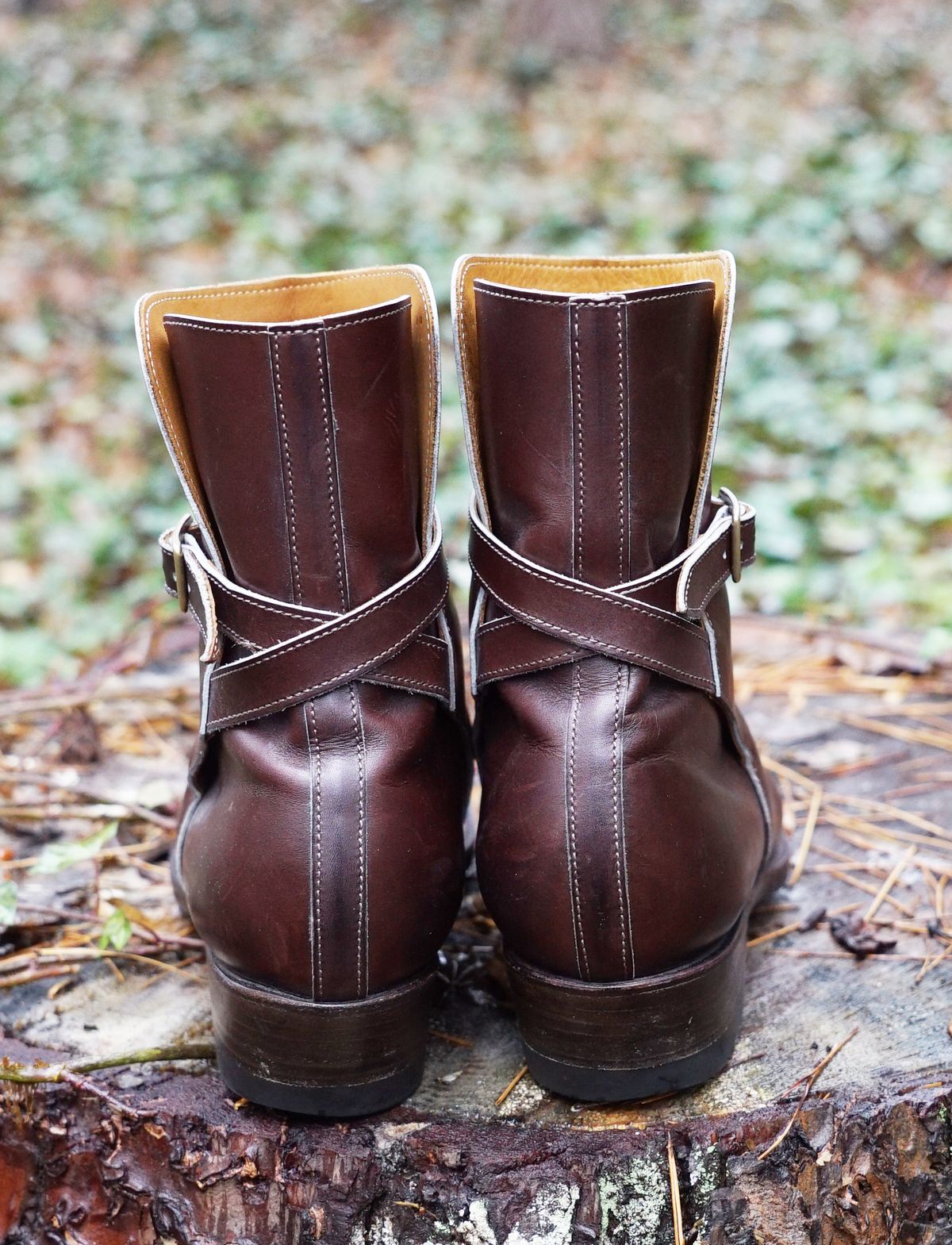 Photo by lee.goodson on January 3, 2023 of the Clinch Jodhpur Boots in Brown French Calfskin.