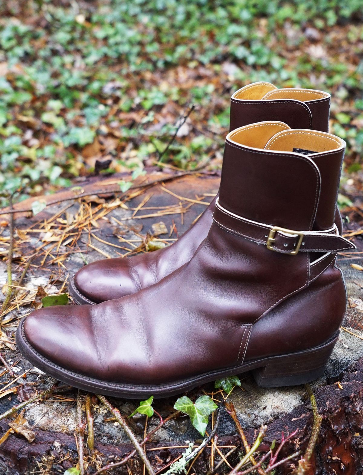Photo by lee.goodson on January 3, 2023 of the Clinch Jodhpur Boots in Brown French Calfskin.