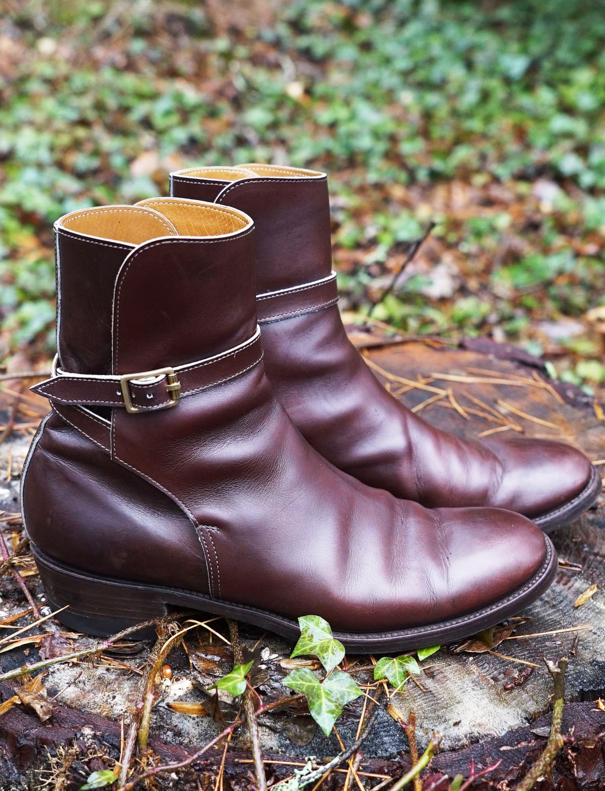 Photo by lee.goodson on January 3, 2023 of the Clinch Jodhpur Boots in Brown French Calfskin.