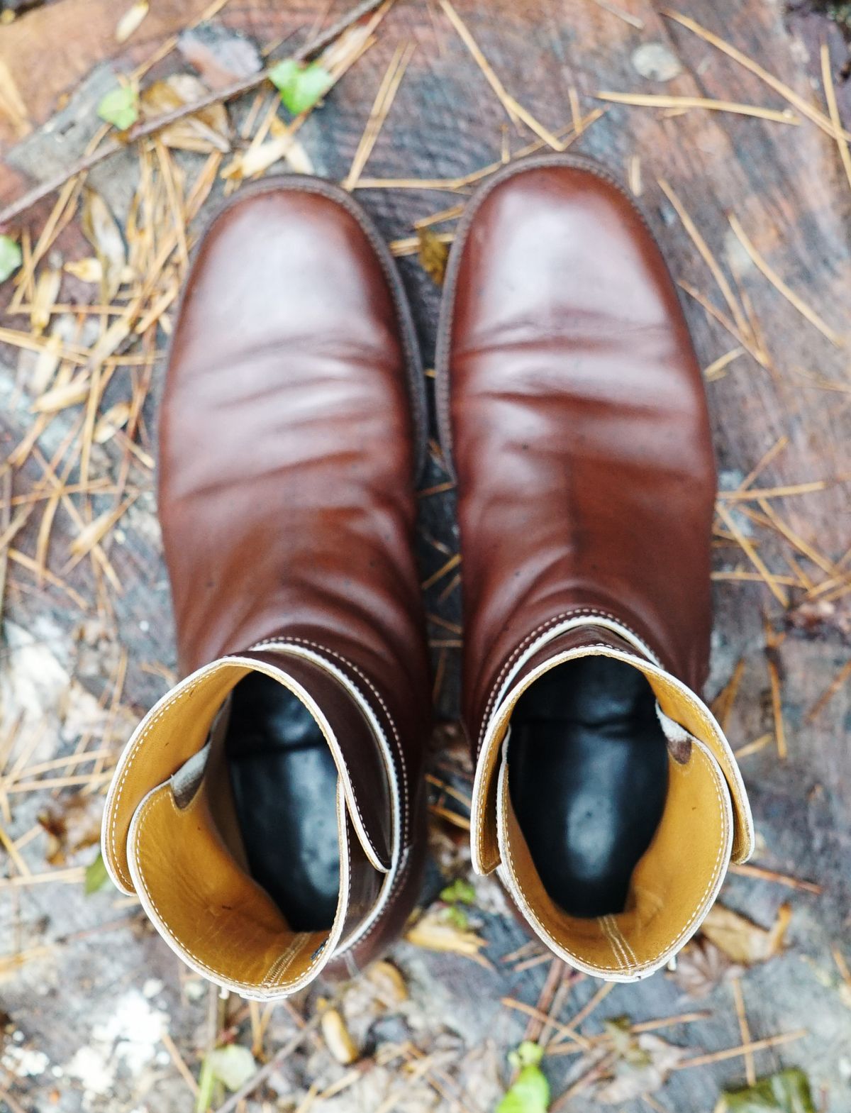 Photo by lee.goodson on January 3, 2023 of the Clinch Jodhpur Boots in Brown French Calfskin.