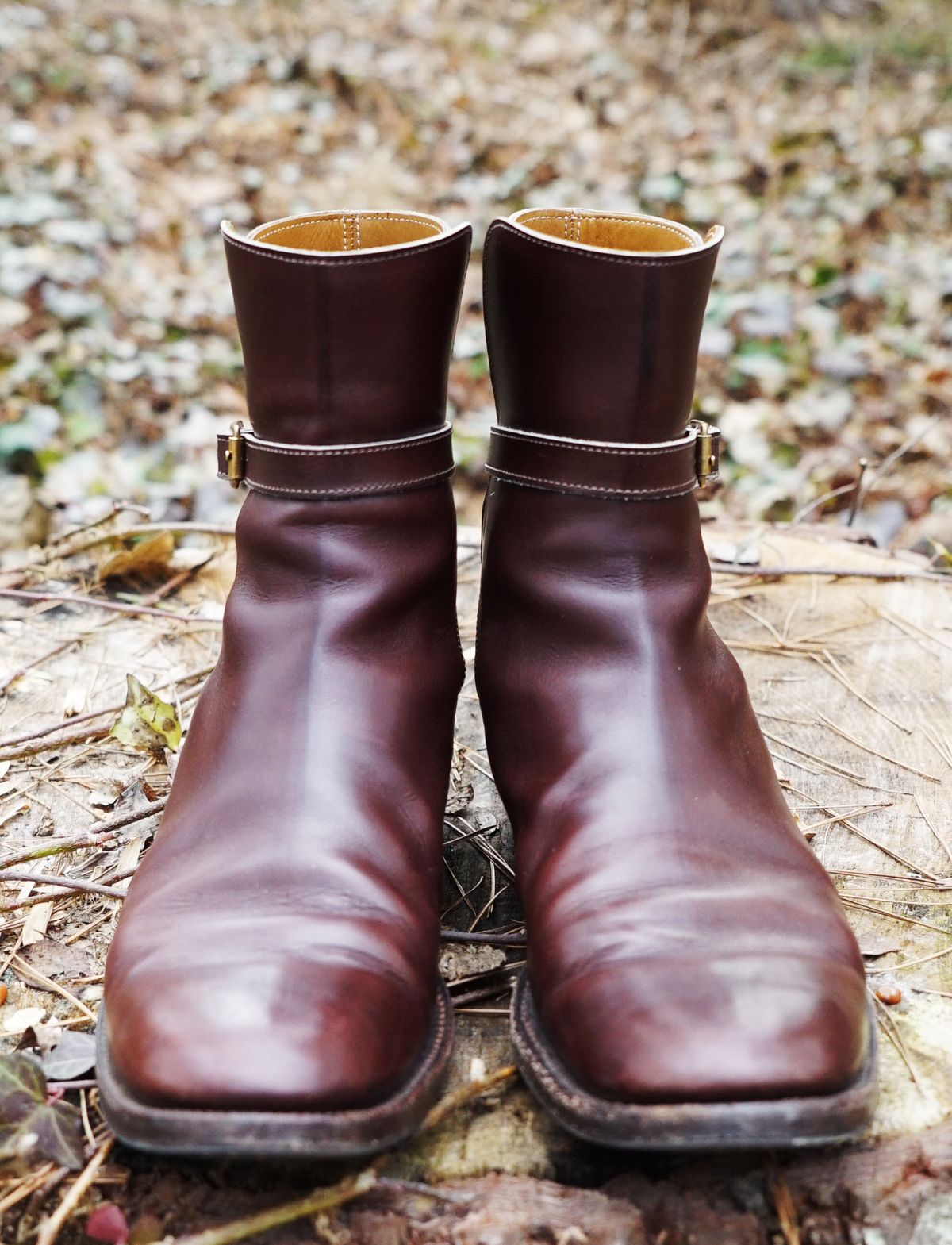 Photo by lee.goodson on February 5, 2023 of the Clinch Jodhpur Boots in Brown French Calfskin.