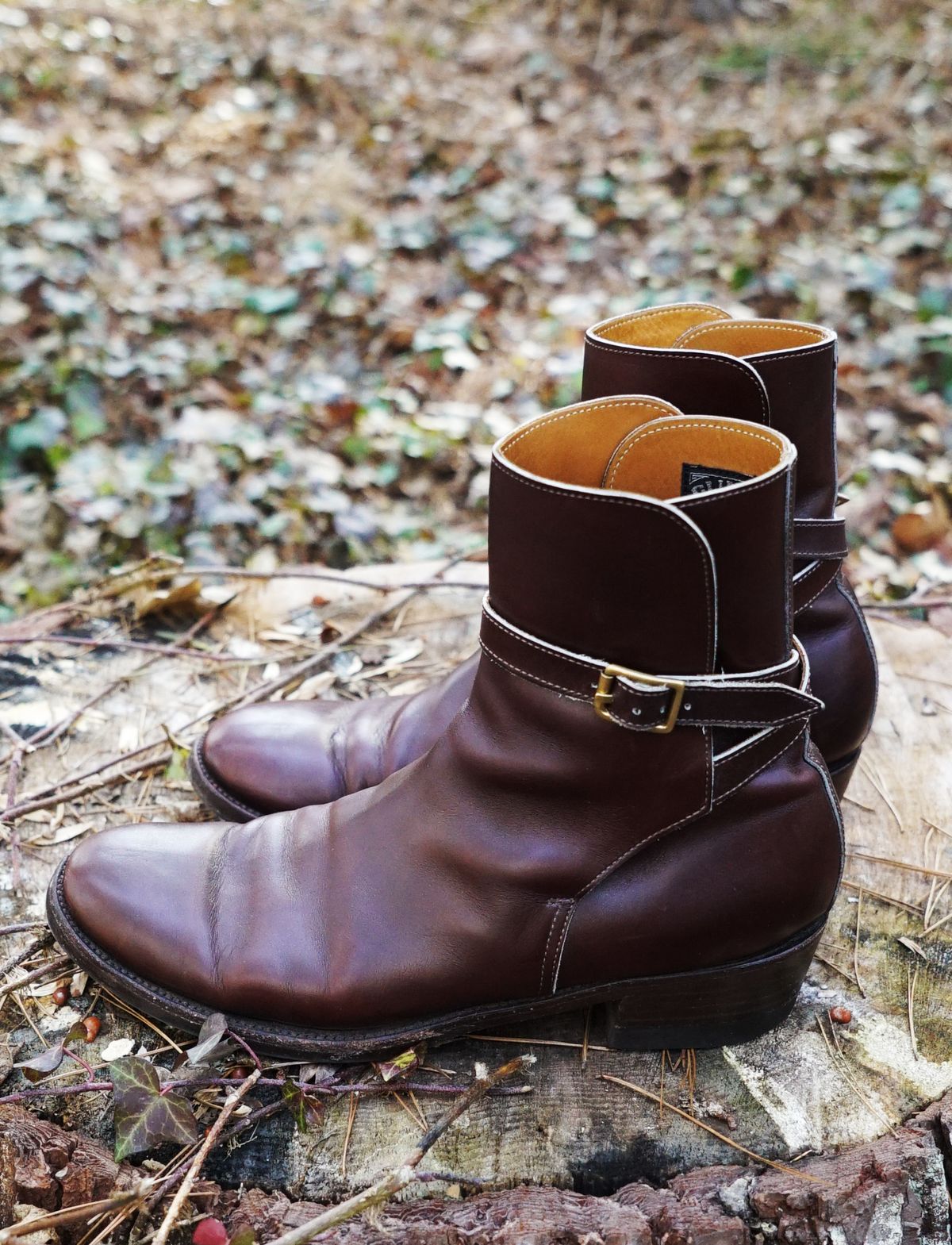 Photo by lee.goodson on February 5, 2023 of the Clinch Jodhpur Boots in Brown French Calfskin.
