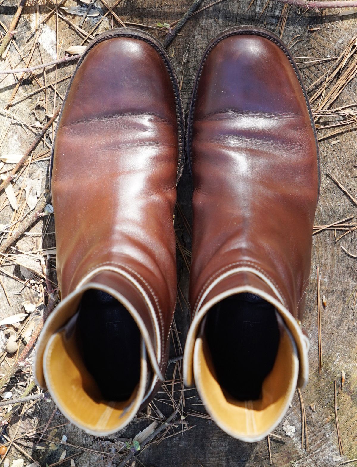 Photo by lee.goodson on March 2, 2023 of the Clinch Jodhpur Boots in Brown French Calfskin.