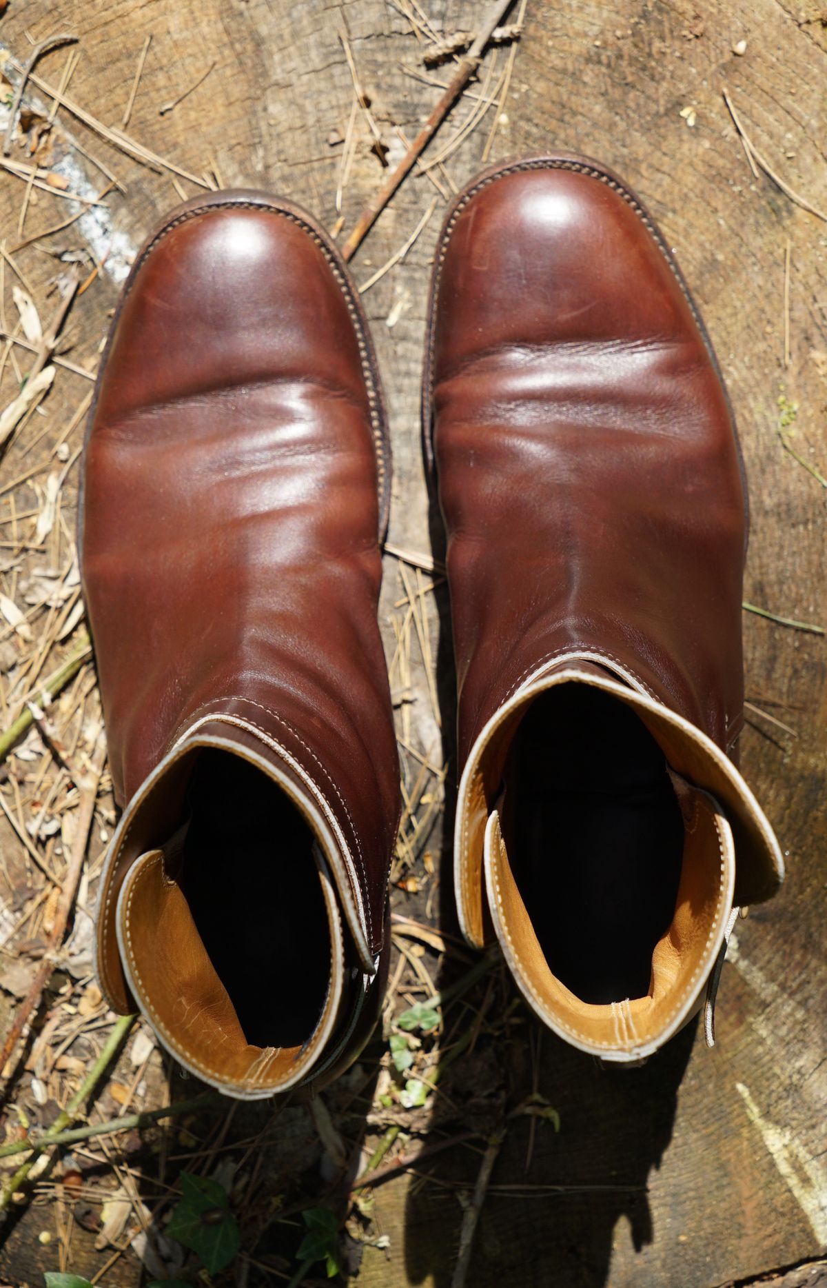 Photo by lee.goodson on April 5, 2023 of the Clinch Jodhpur Boots in Brown French Calfskin.