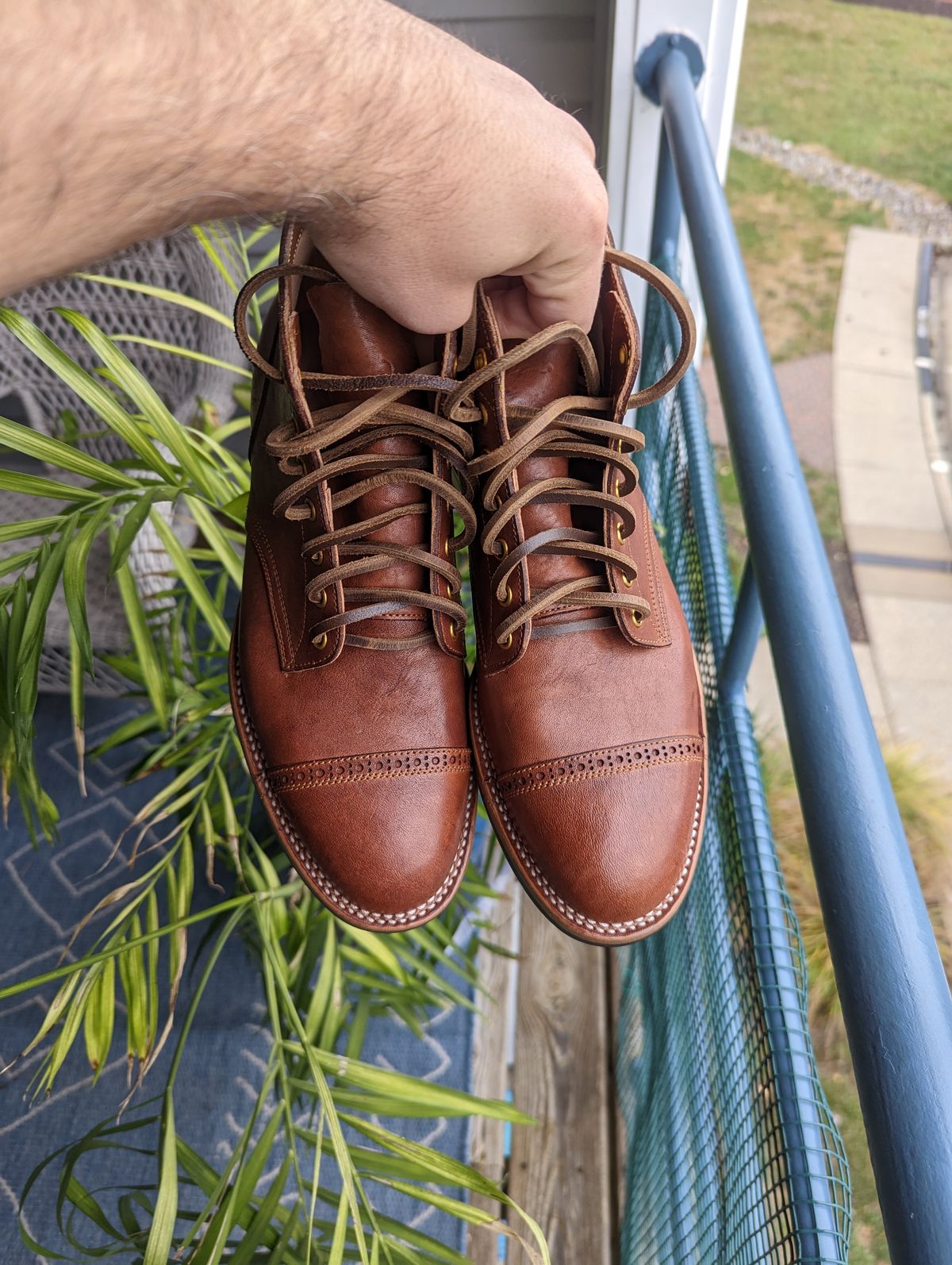 Photo by scubajose on October 1, 2022 of the Iron Boots Devil Dog in Unknown Leather.