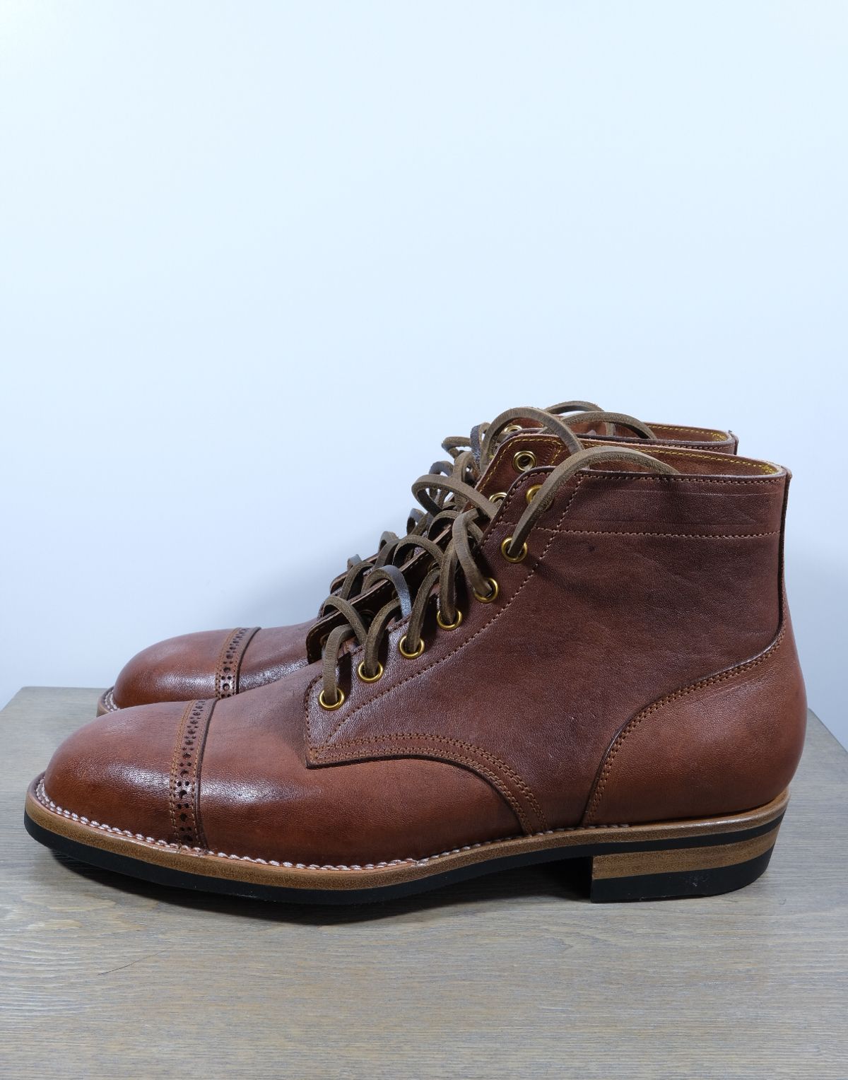 Photo by scubajose on October 1, 2022 of the Iron Boots Devil Dog in Unknown Leather.
