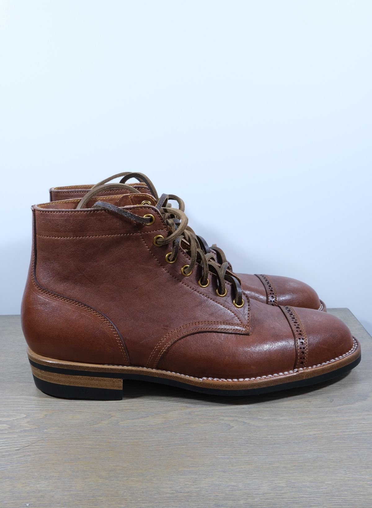 Photo by scubajose on October 1, 2022 of the Iron Boots Devil Dog in Unknown Leather.