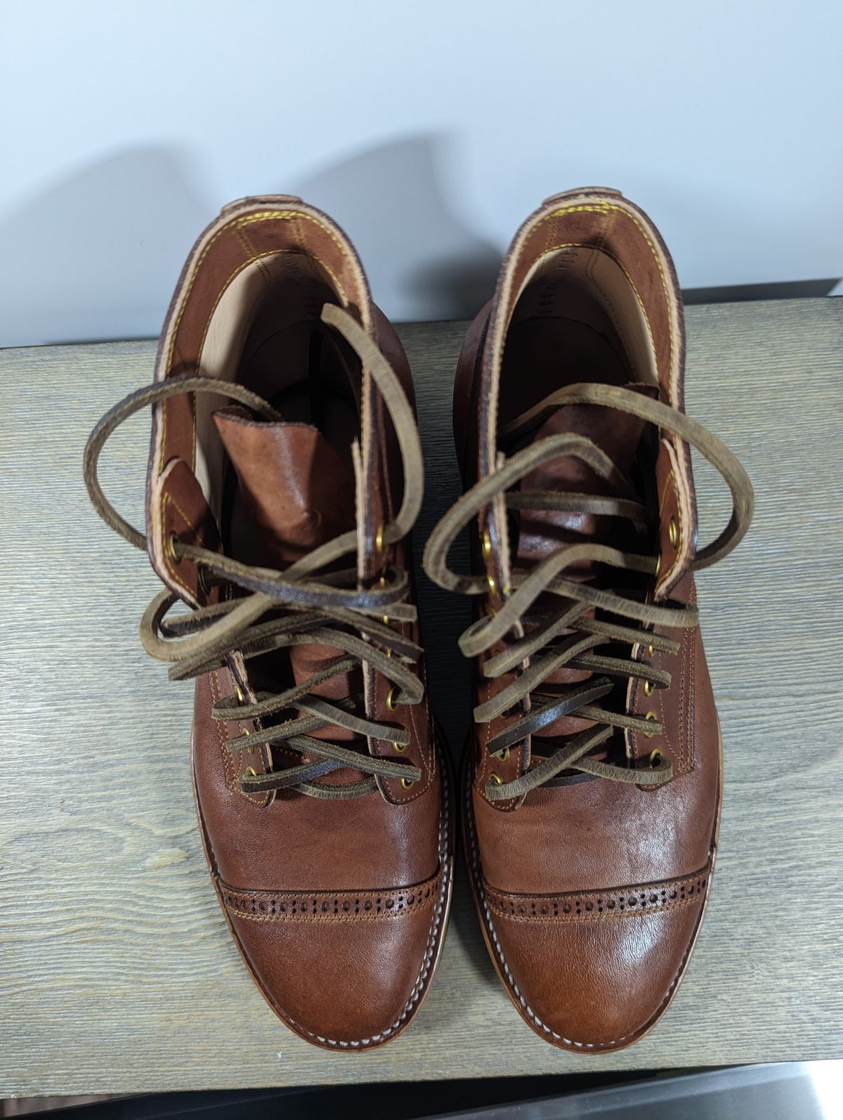 Photo by scubajose on October 1, 2022 of the Iron Boots Devil Dog in Unknown Leather.