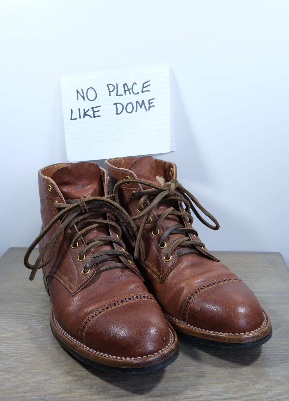 Photo by scubajose on November 1, 2022 of the Iron Boots Devil Dog in Unknown Leather.