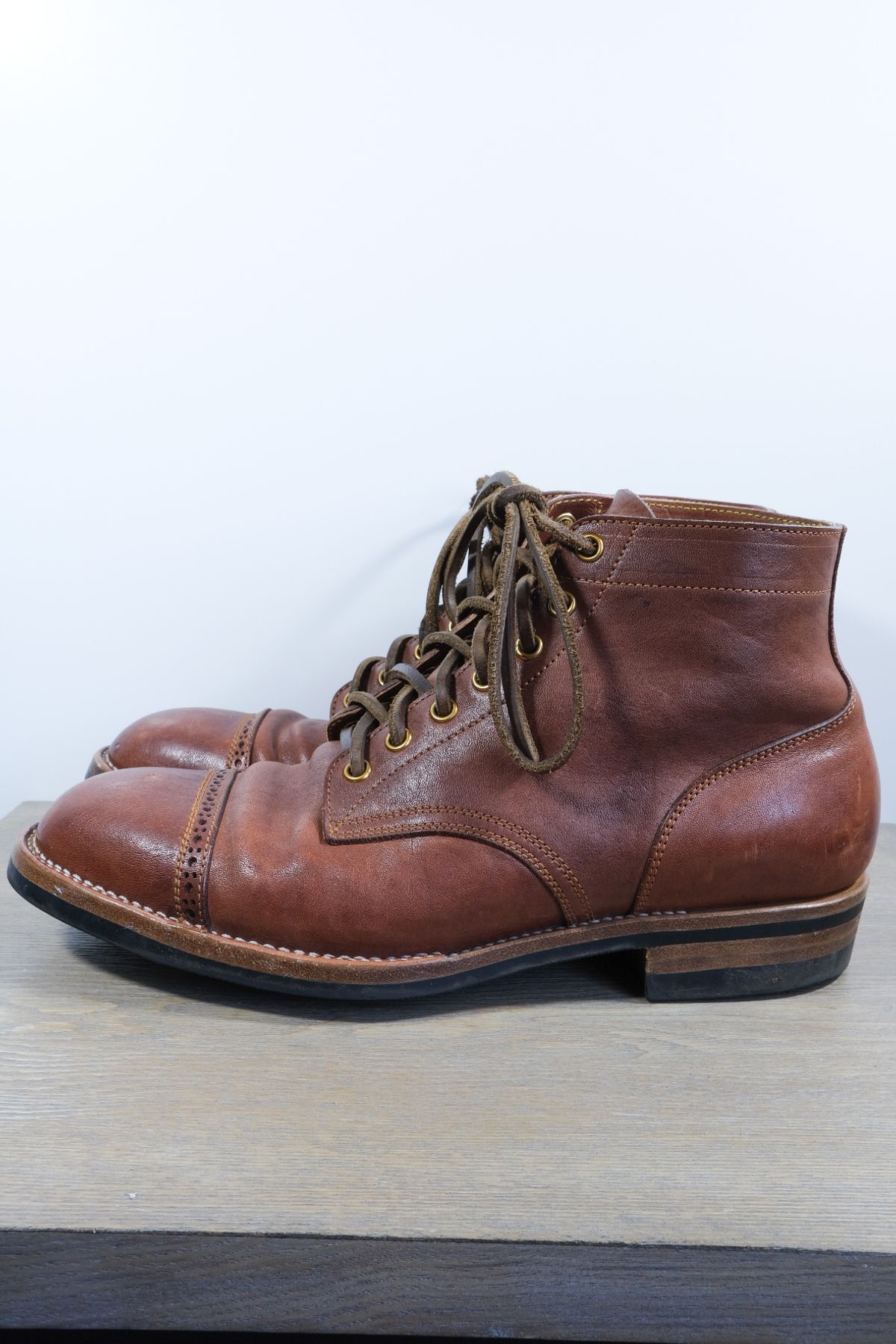Photo by scubajose on December 1, 2022 of the Iron Boots Devil Dog in Unknown Leather.
