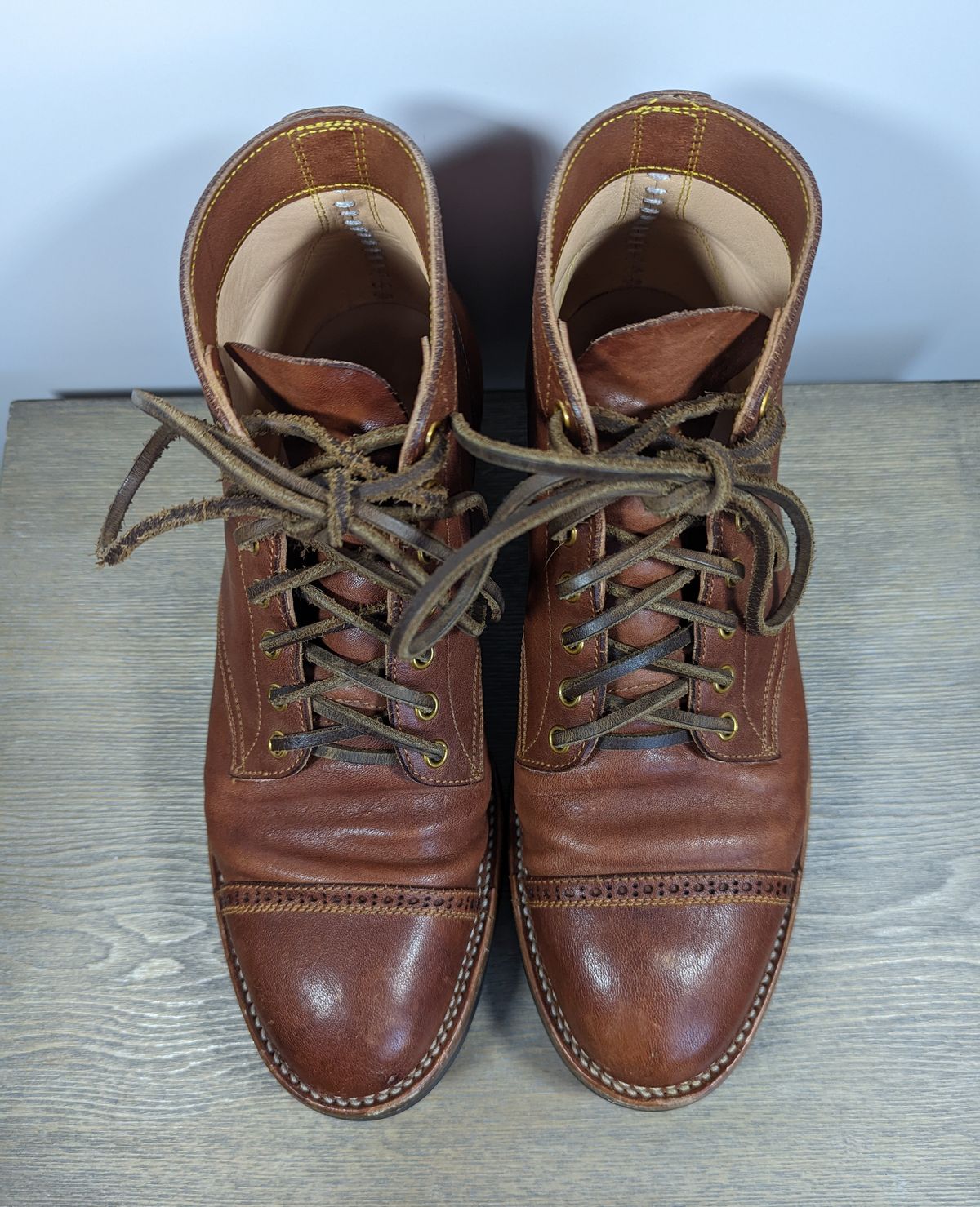 Photo by scubajose on December 1, 2022 of the Iron Boots Devil Dog in Unknown Leather.