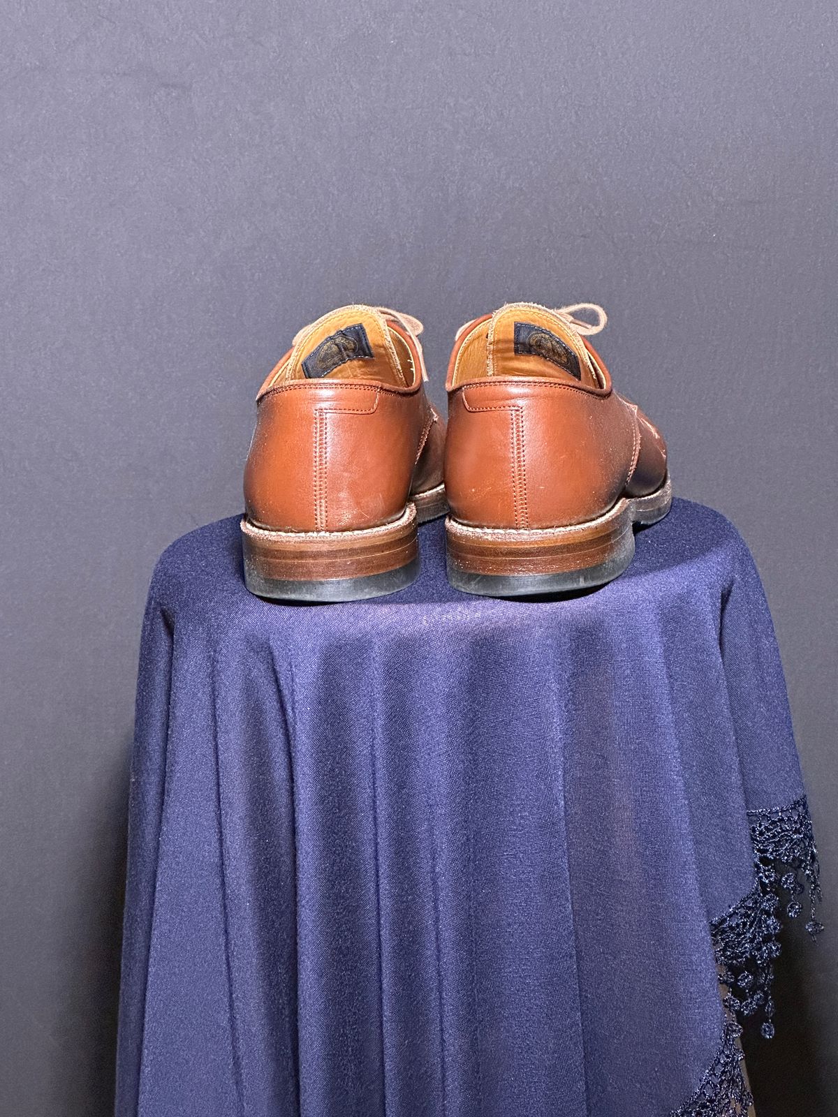Photo by Alijan on February 6, 2023 of the John Lofgren USN Low Quarter Shoes in Unknown Leather.