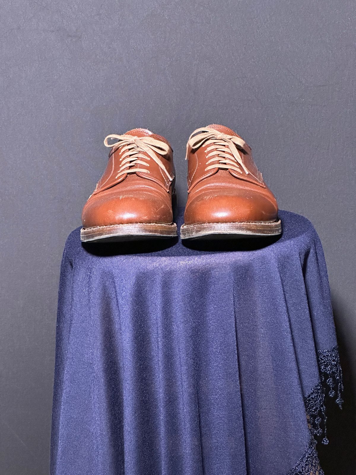 Photo by Alijan on February 6, 2023 of the John Lofgren USN Low Quarter Shoes in Unknown Leather.