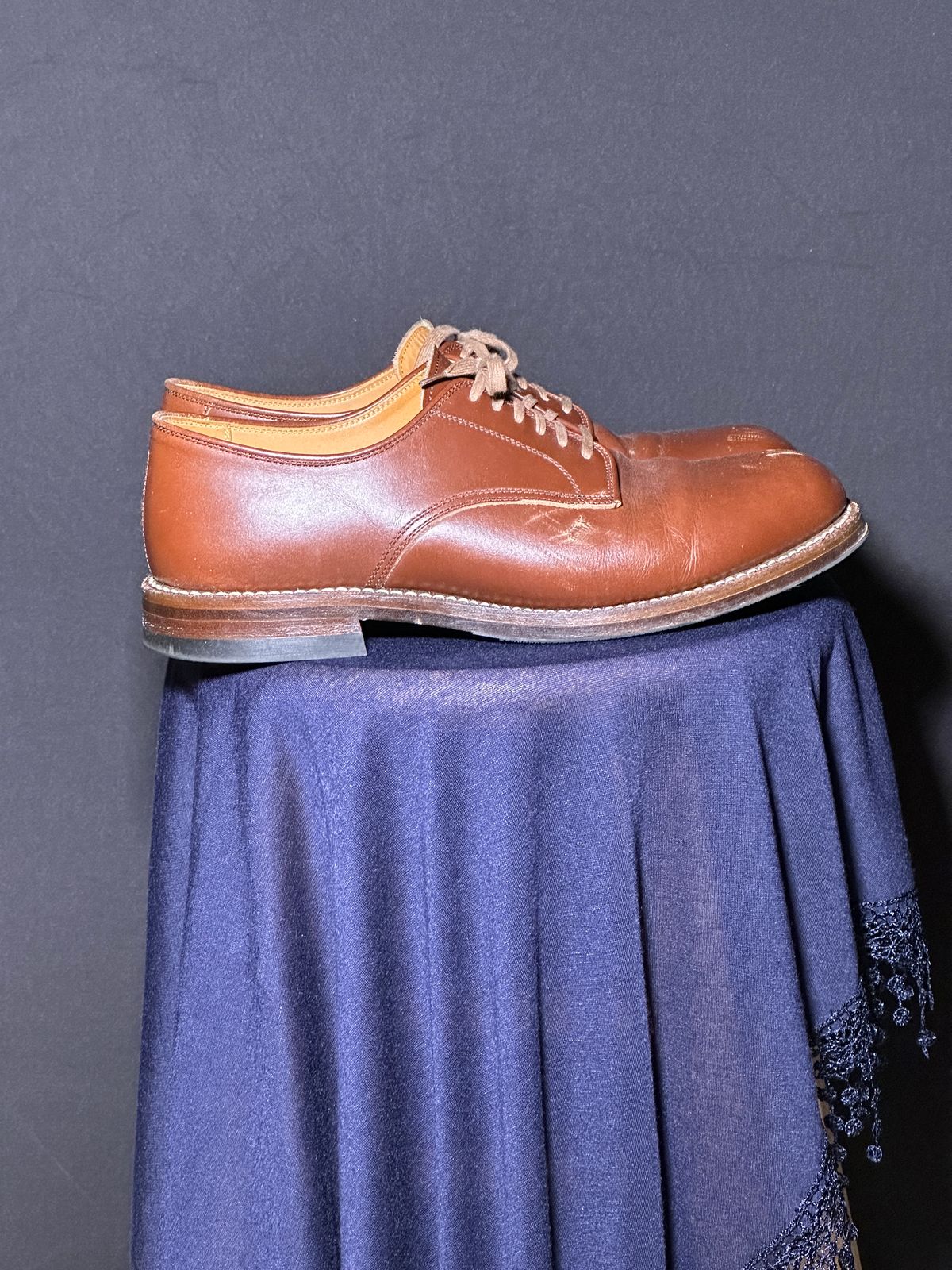 Photo by Alijan on February 6, 2023 of the John Lofgren USN Low Quarter Shoes in Unknown Leather.