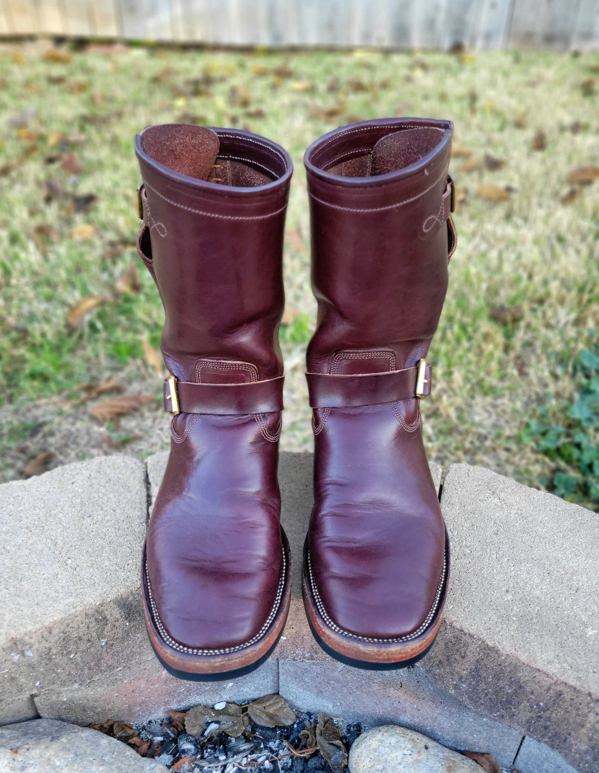 Photo by Arsenicmickey on January 4, 2025 of the Fortis Boots Tapak 2.0 Engineer Boots in Wickett & Craig Brown Latigo.