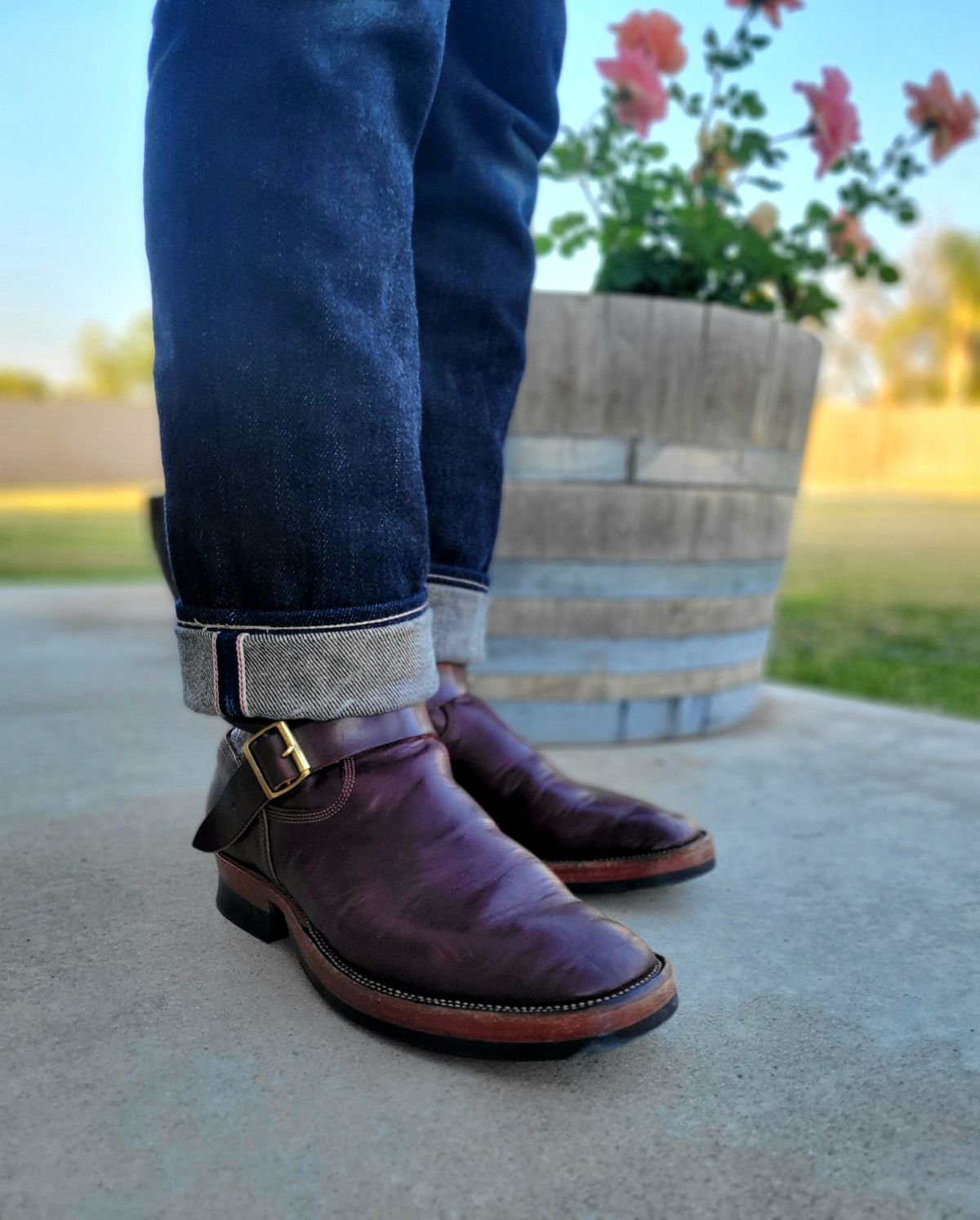 Photo by Arsenicmickey on February 5, 2025 of the Fortis Boots Tapak 2.0 Engineer Boots in Wickett & Craig Brown Latigo.