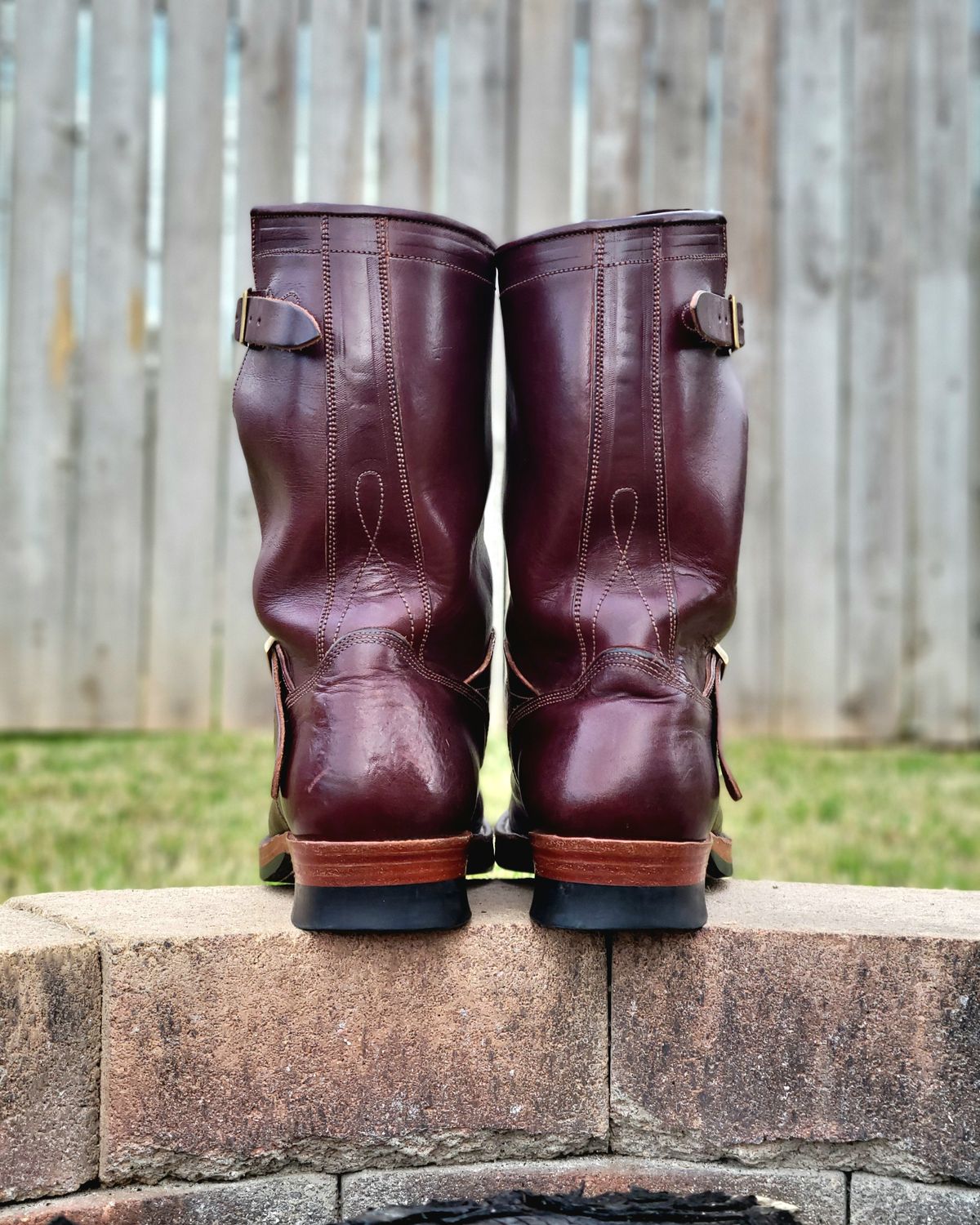 Photo by Arsenicmickey on March 4, 2025 of the Fortis Boots Tapak 2.0 Engineer Boots in Wickett & Craig Brown Latigo.