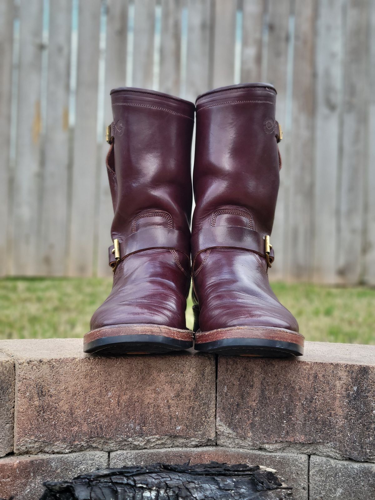 Photo by Arsenicmickey on March 4, 2025 of the Fortis Boots Tapak 2.0 Engineer Boots in Wickett & Craig Brown Latigo.