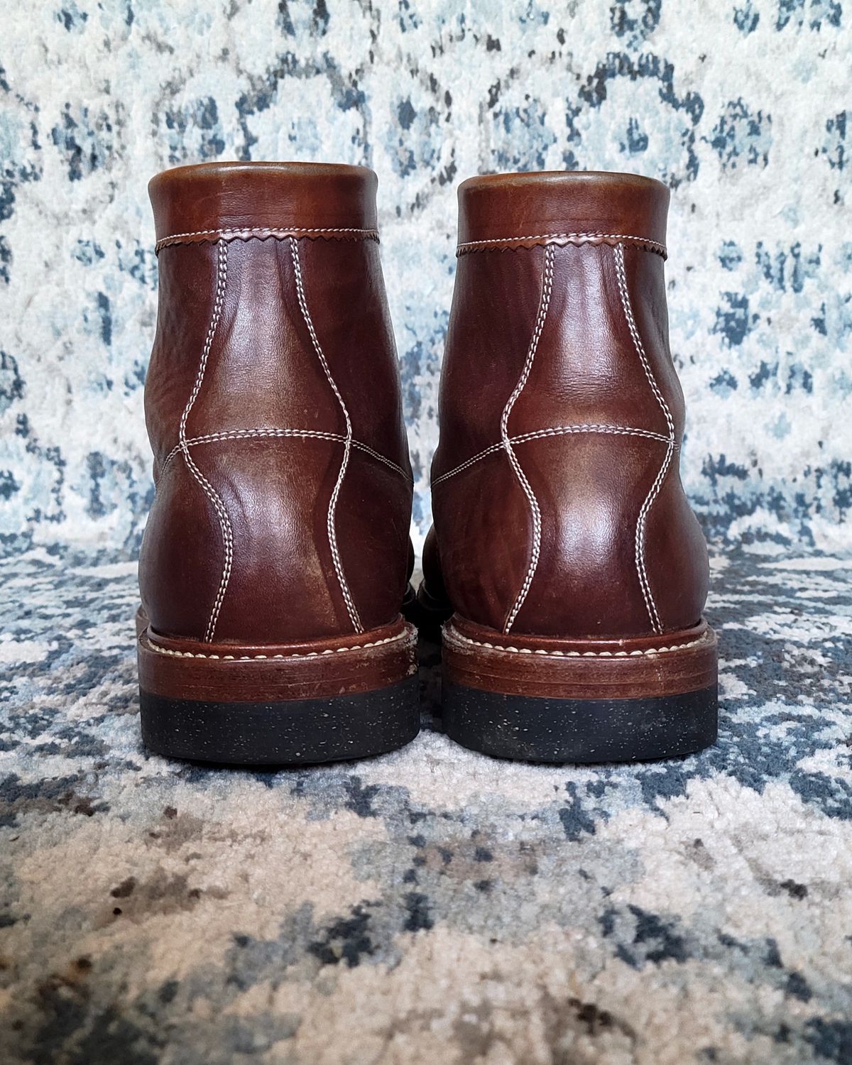 Photo by Arsenicmickey on February 3, 2026 of the Sagara Cordmaster in Conceria Cloe Superlux Horsebutt Overdyed Brown.