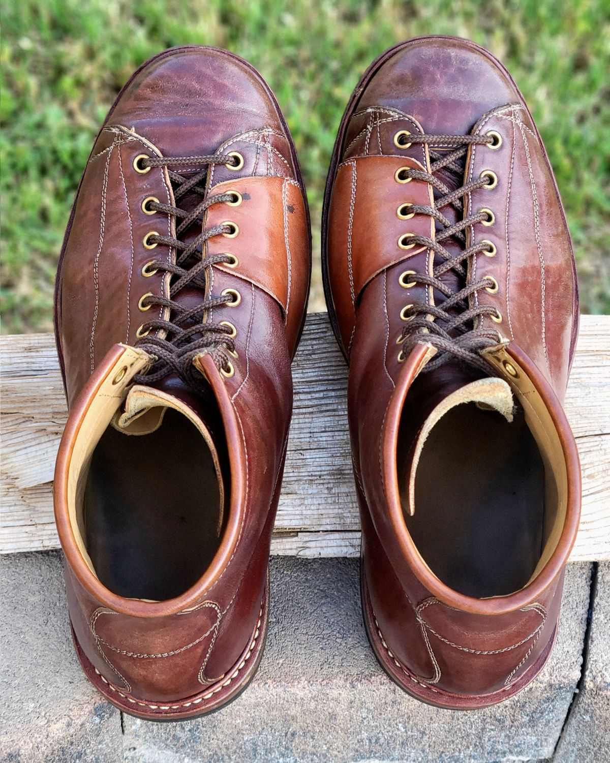 Photo by Arsenicmickey on April 3, 2026 of the Sagara Cordmaster in Conceria Cloe Superlux Horsebutt Overdyed Brown.